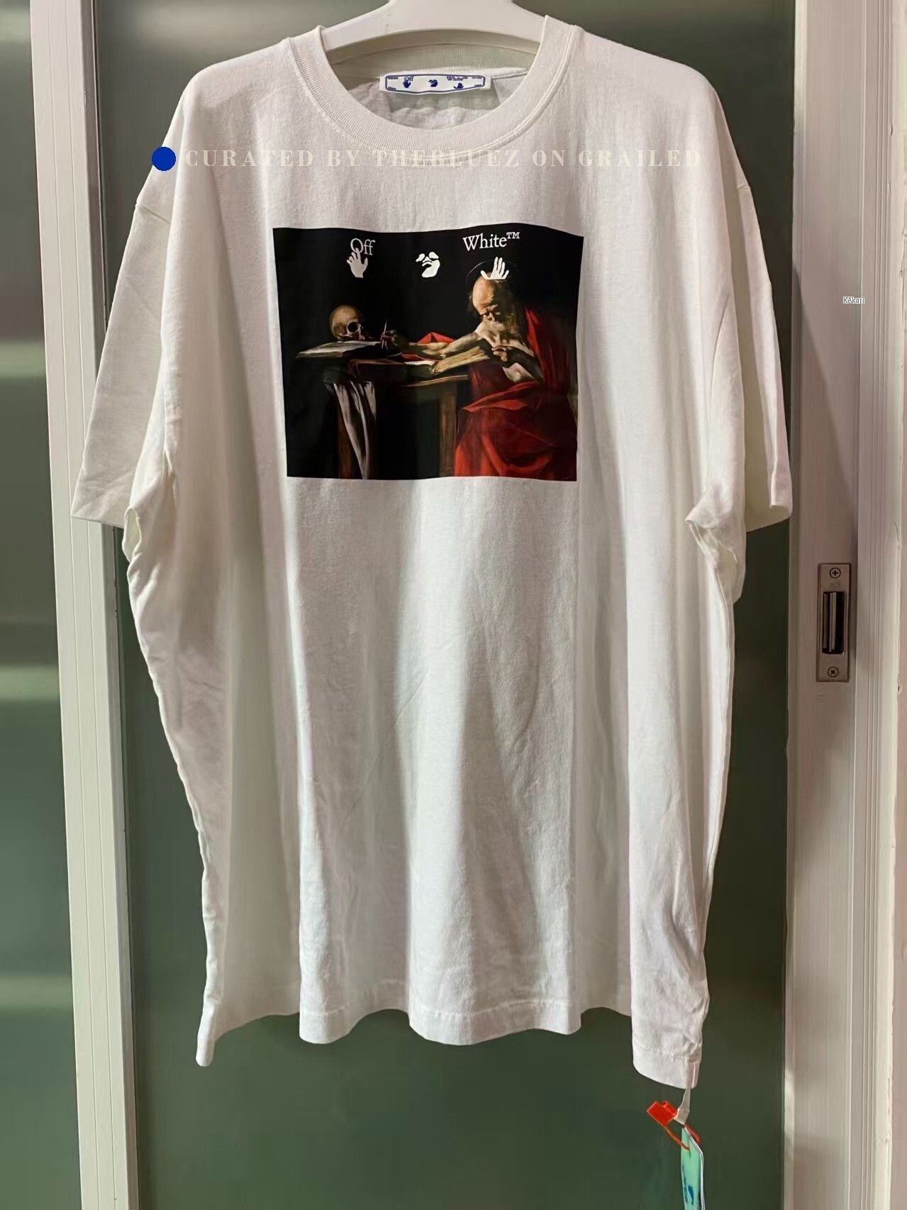 Off-White Off-White Religious Short-Sleeve Tee Size US L / EU 52-54 / 3 - 1 Thumbnail