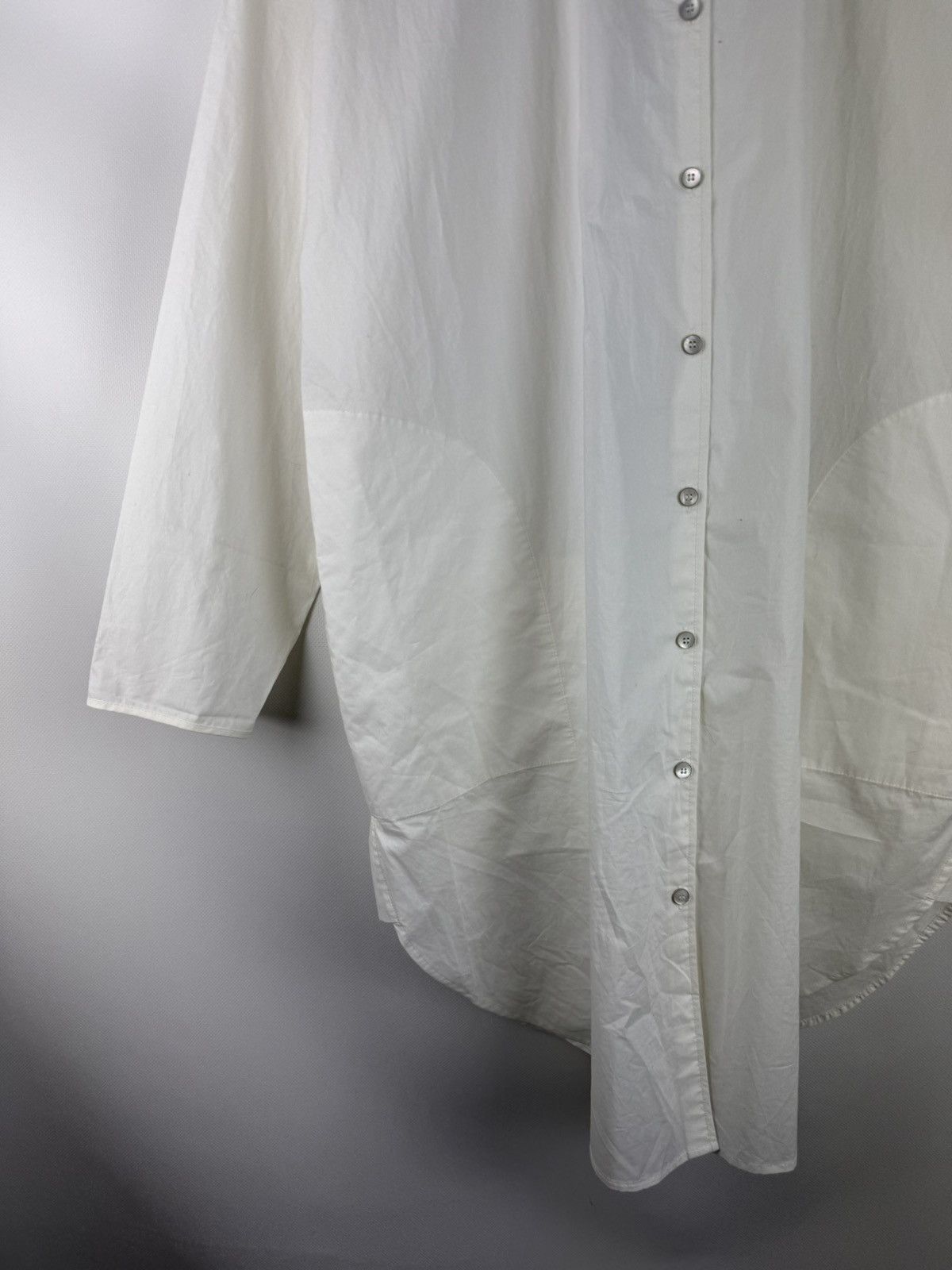 Acne Studios Acne Studios Lash Poplin Tech Oversize L/S Shirt Dress Size XS / US 0-2 / IT 36-38 - 9 Thumbnail