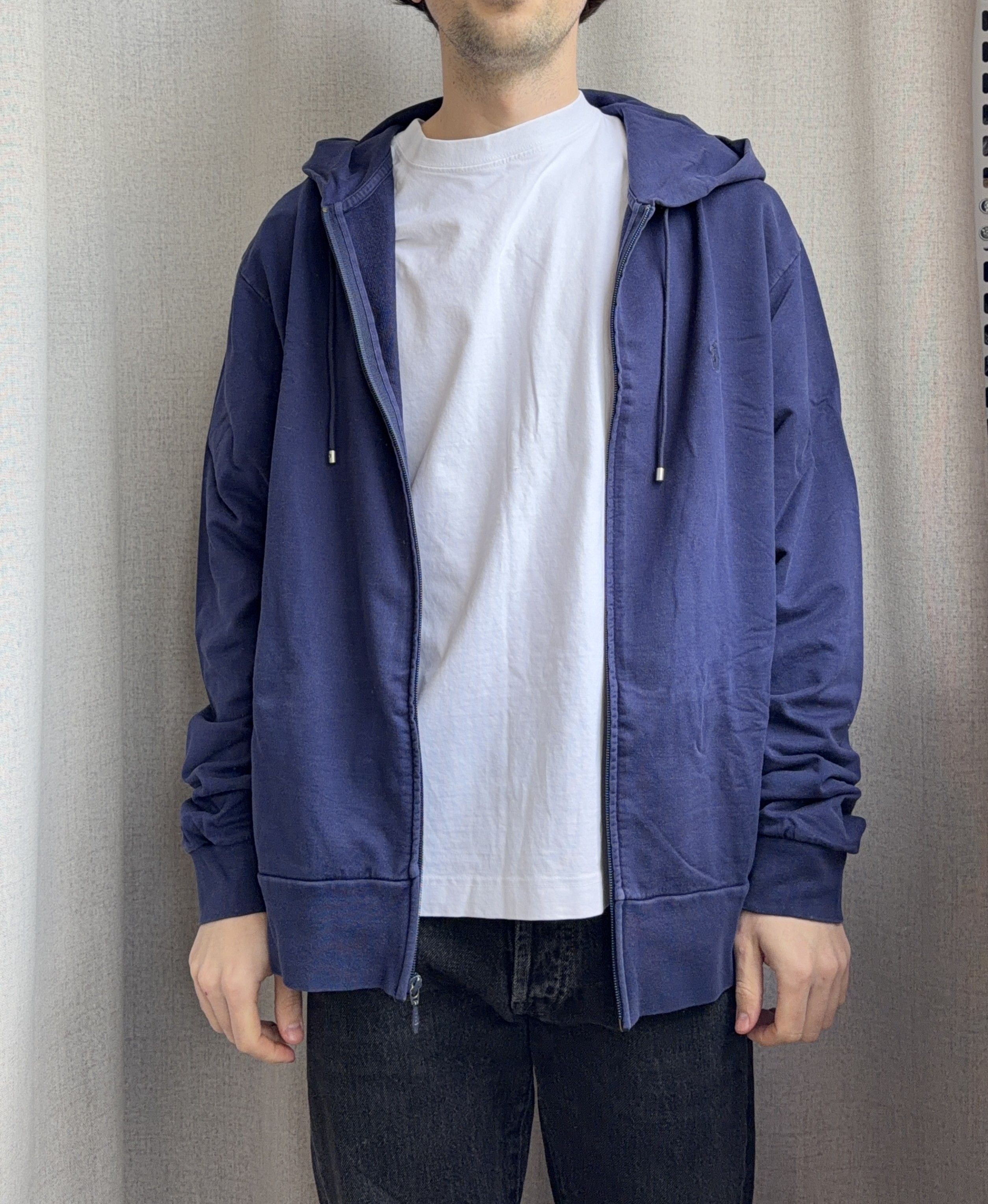 Polo Ralph Lauren Y2K Ralph Lauren Golf Full Zip Navy Cotton Hoodie Size US M / EU 48-50 / 2 - 2 Thumbnail