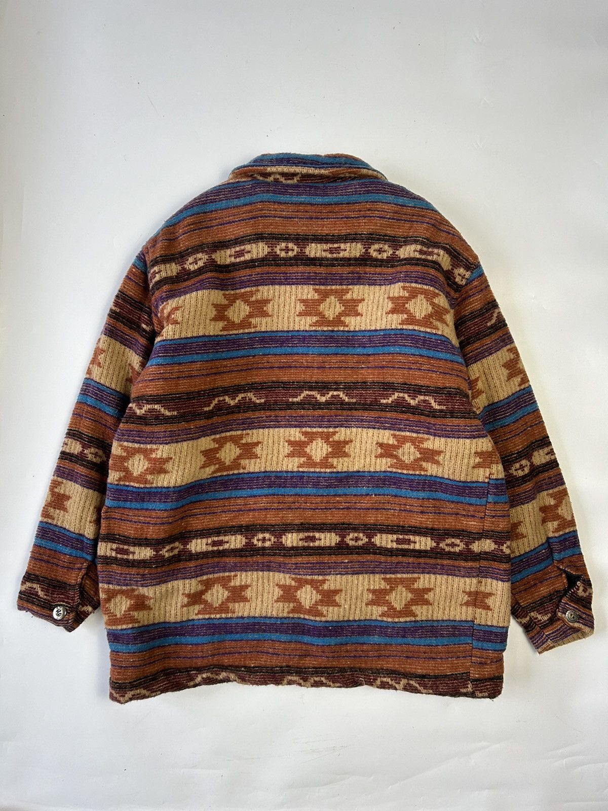Vintage × semanticdesign VINTAGE 90s MAC EYE NATIVE NAVAJO CHIMAYO NATIVE JACKET Size US L / EU 52-54 / 3 - 4 Thumbnail