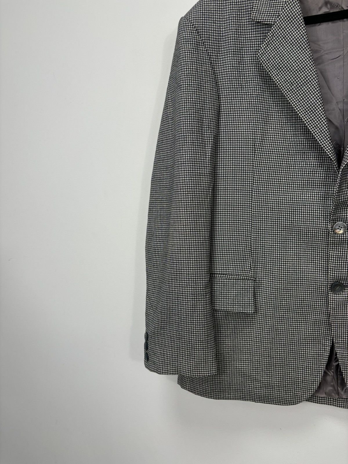 Emanuel Ungaro Vintage Ungaro Paris Ermenegildo Zegna Tessuto Blazer Jacket Size 42R - 6 Thumbnail