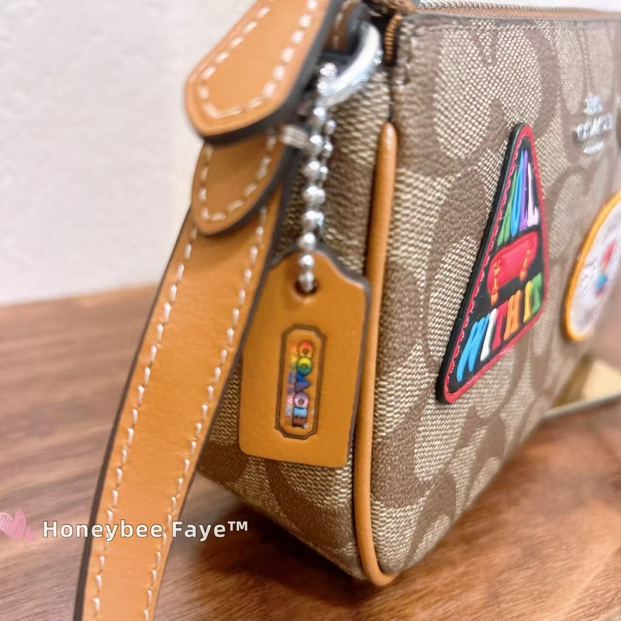 Coach Nolita 19 In Signature Canvas With Patches CK383 Size ONE SIZE - 7 Thumbnail