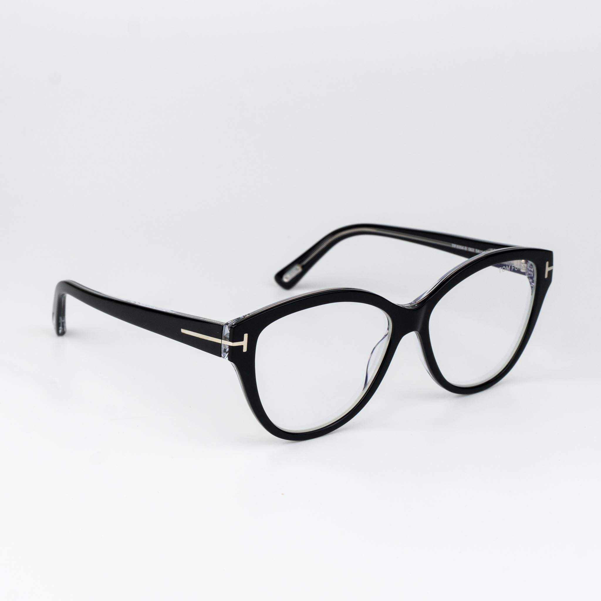 Tom Ford Tom Ford Woman Eyeglasses Cat Eye FT5954-B 003 NEW AUTHENTIC Size ONE SIZE - 5 Thumbnail
