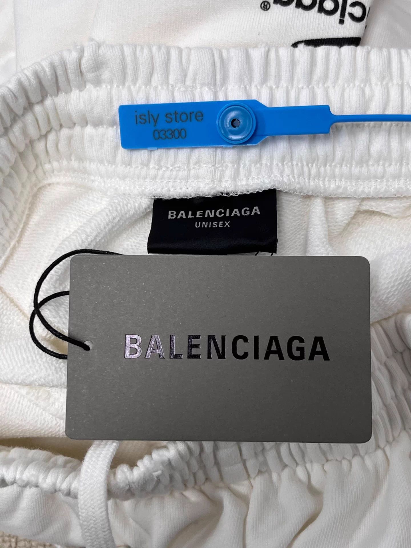 Balenciaga Balenciaga monogram print straight-leg casual trousers, Size 25" / US 0 / IT 36 - 4 Thumbnail