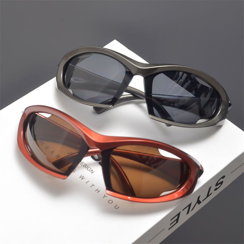VIBE Future Street ins style custom avant-garde sunglasses Size ONE SIZE - 4 Thumbnail