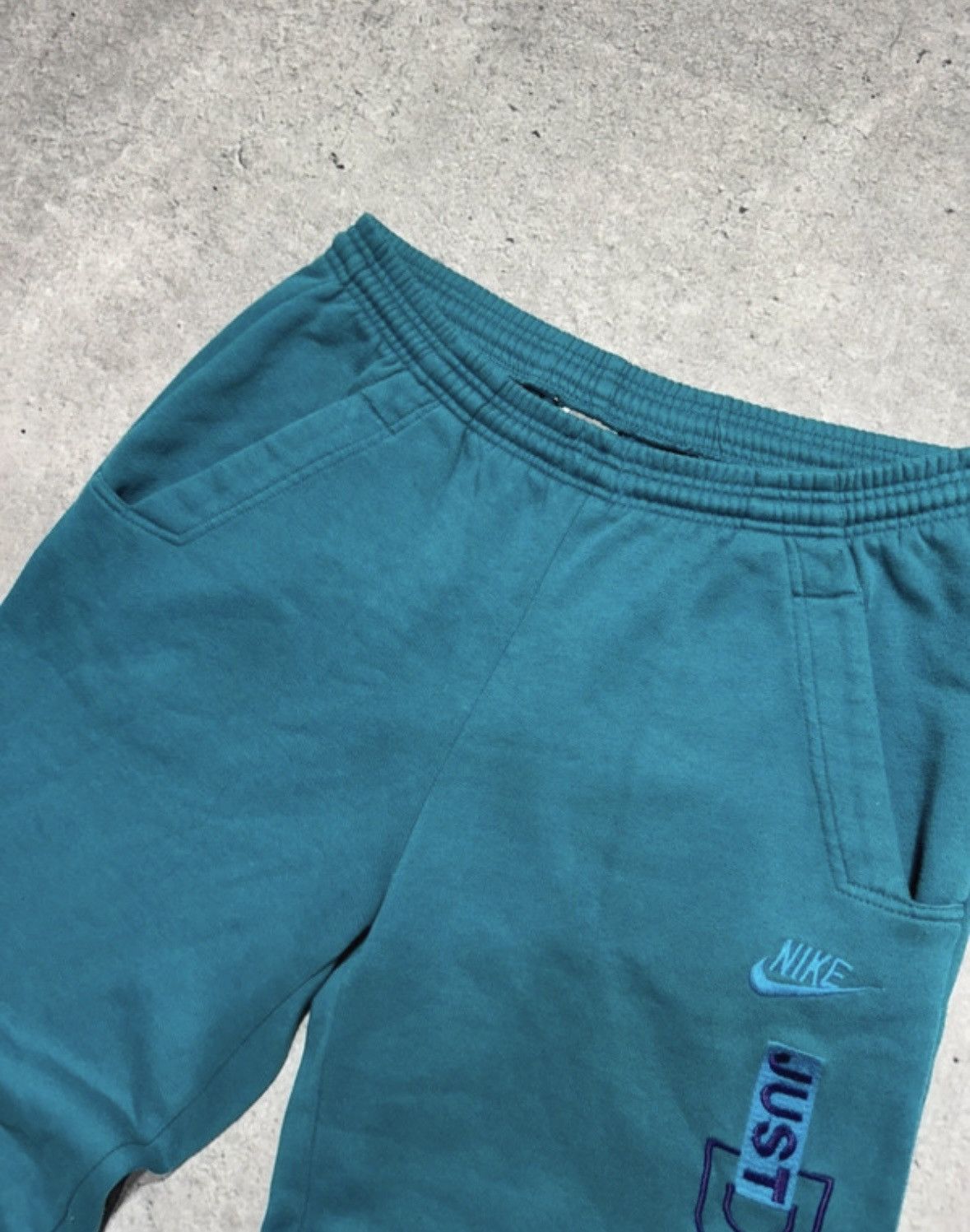 Nike × Vintage Vintage nike sweatpants 90s baggy drip drill Size US 31 - 5 Thumbnail