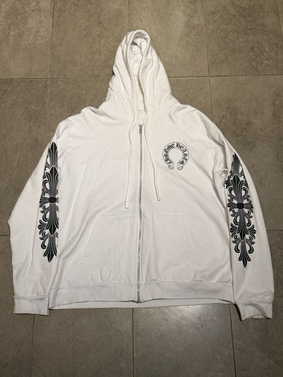Chrome Hearts CHROME HEARTS FLORAL HORSESHOE ZIP UP Size US XL / EU 56 / 4 - 1 Thumbnail