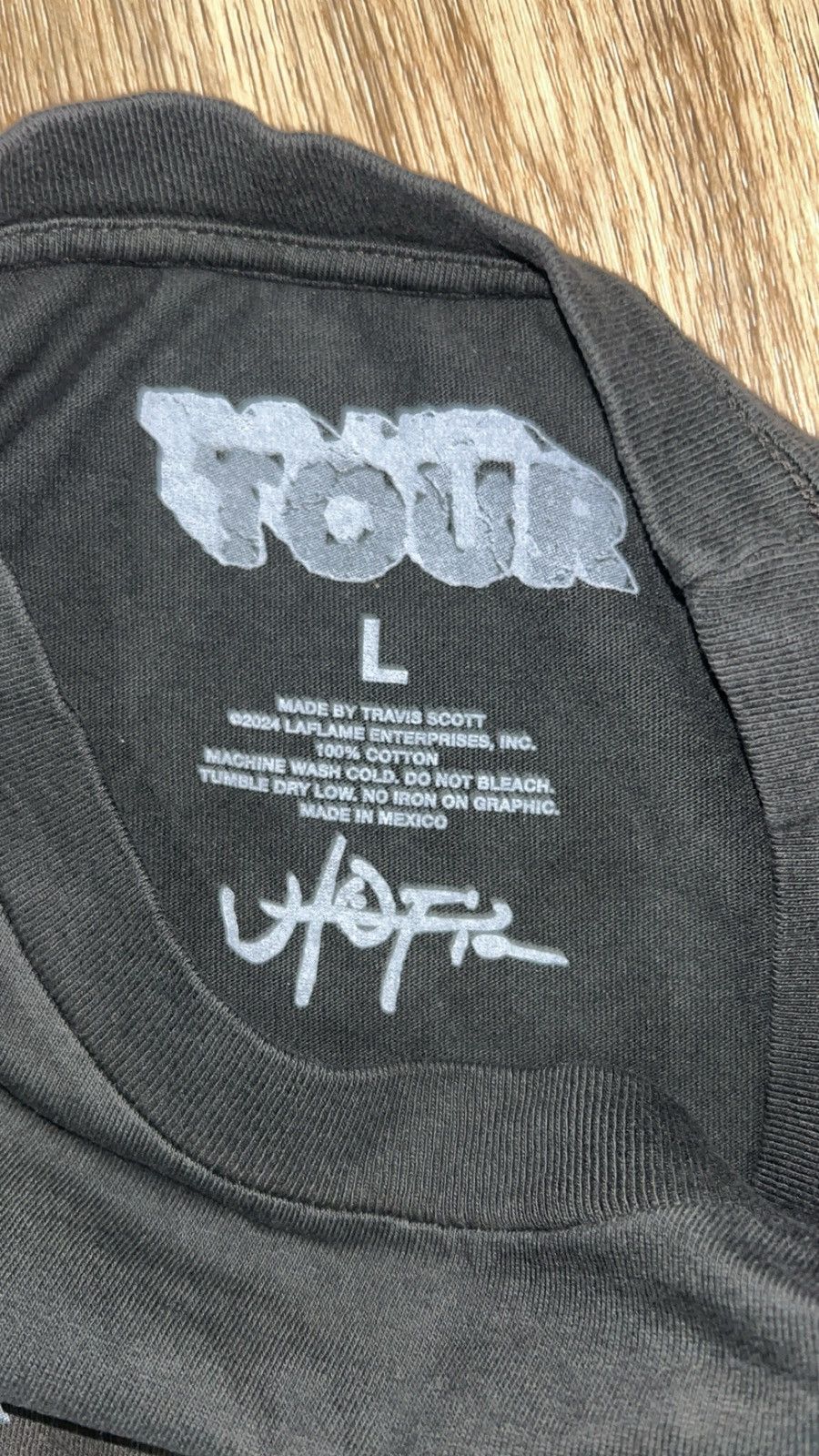 Travis Scott TRAVIS SCOTT I SAW UTOPIA WITH MY EYES TEE Size US L / EU 52-54 / 3 - 3 Thumbnail