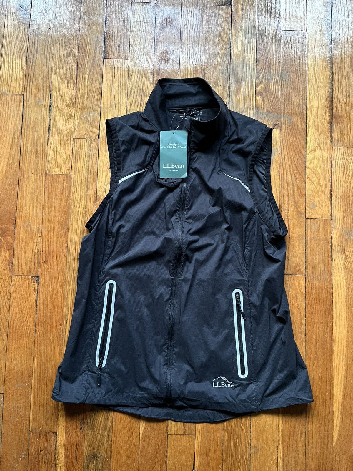 L.L. Bean L.L. Bean Men's vest Black Sleeveless grey Lining 100% Nylon Size US M / EU 48-50 / 2 - 1 Thumbnail