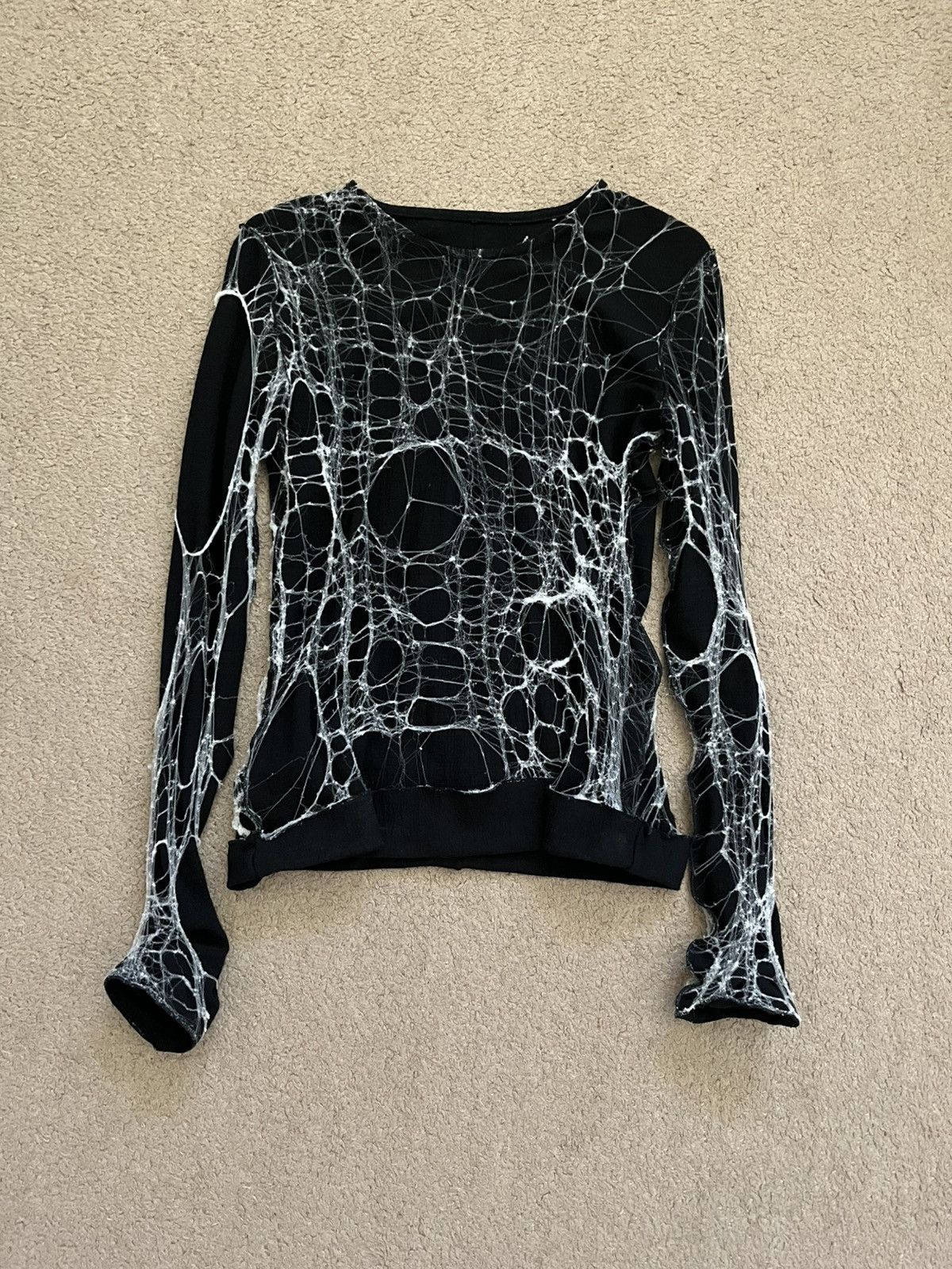 Japanese Brand Alice auaa spider web knit long sleeve | Grailed