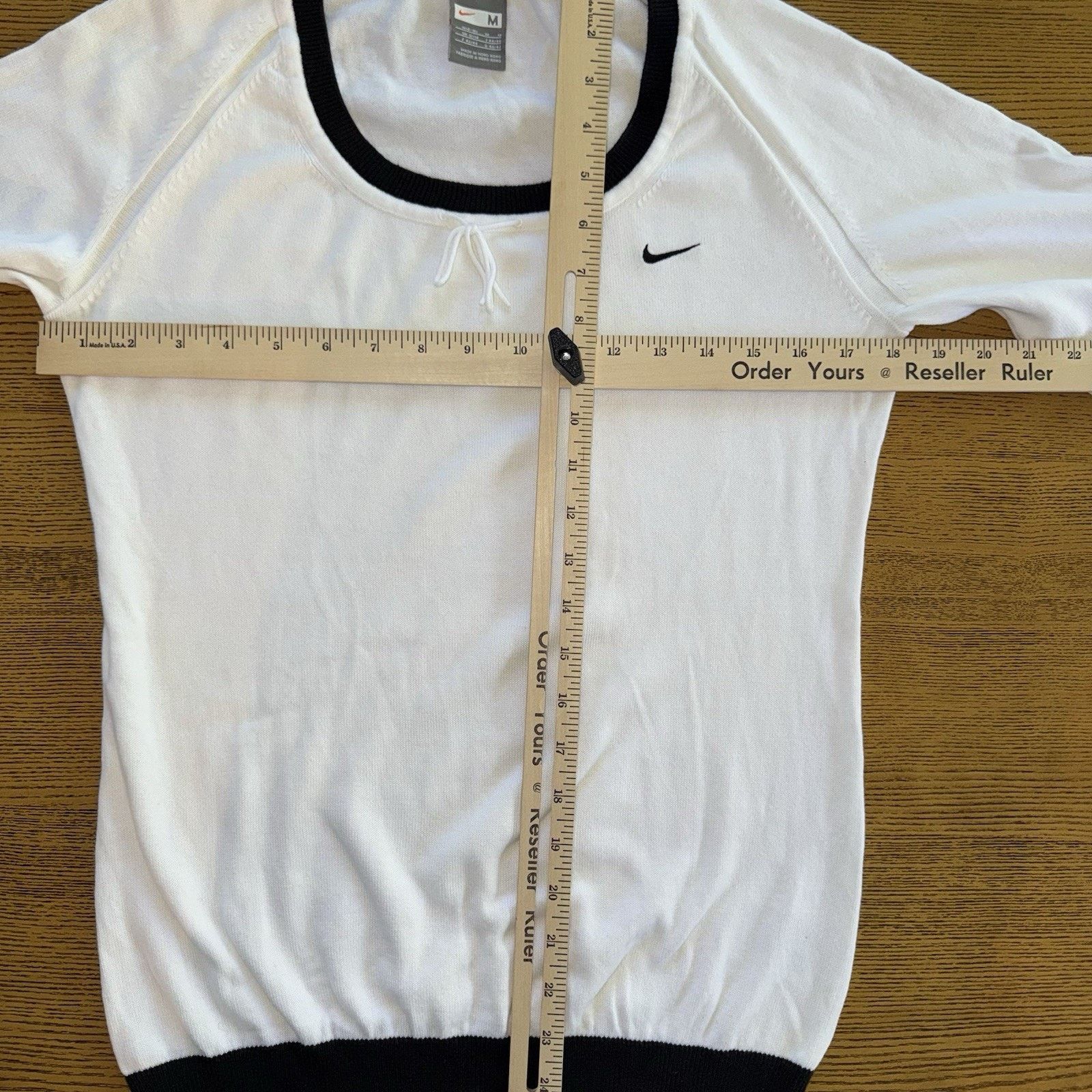 Nike Vintage Nike Women’s Ringer Lightweight Sweater Hong Kong M Size M / US 6-8 / IT 42-44 - 6 Thumbnail