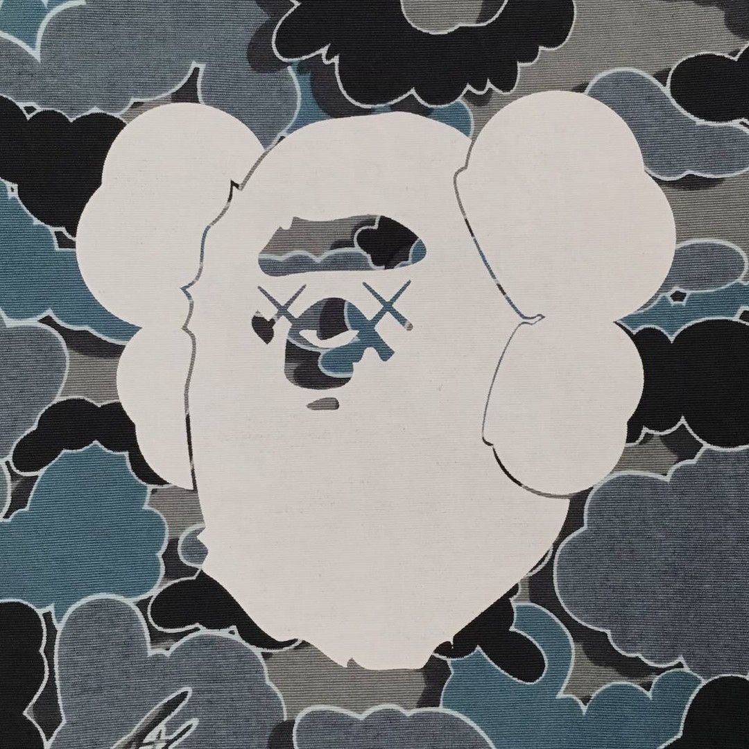 Bape × Kaws BAPE × KAWS cloud camo coach jacket a bathing ape NIGO Size US L / EU 52-54 / 3 - 3 Thumbnail
