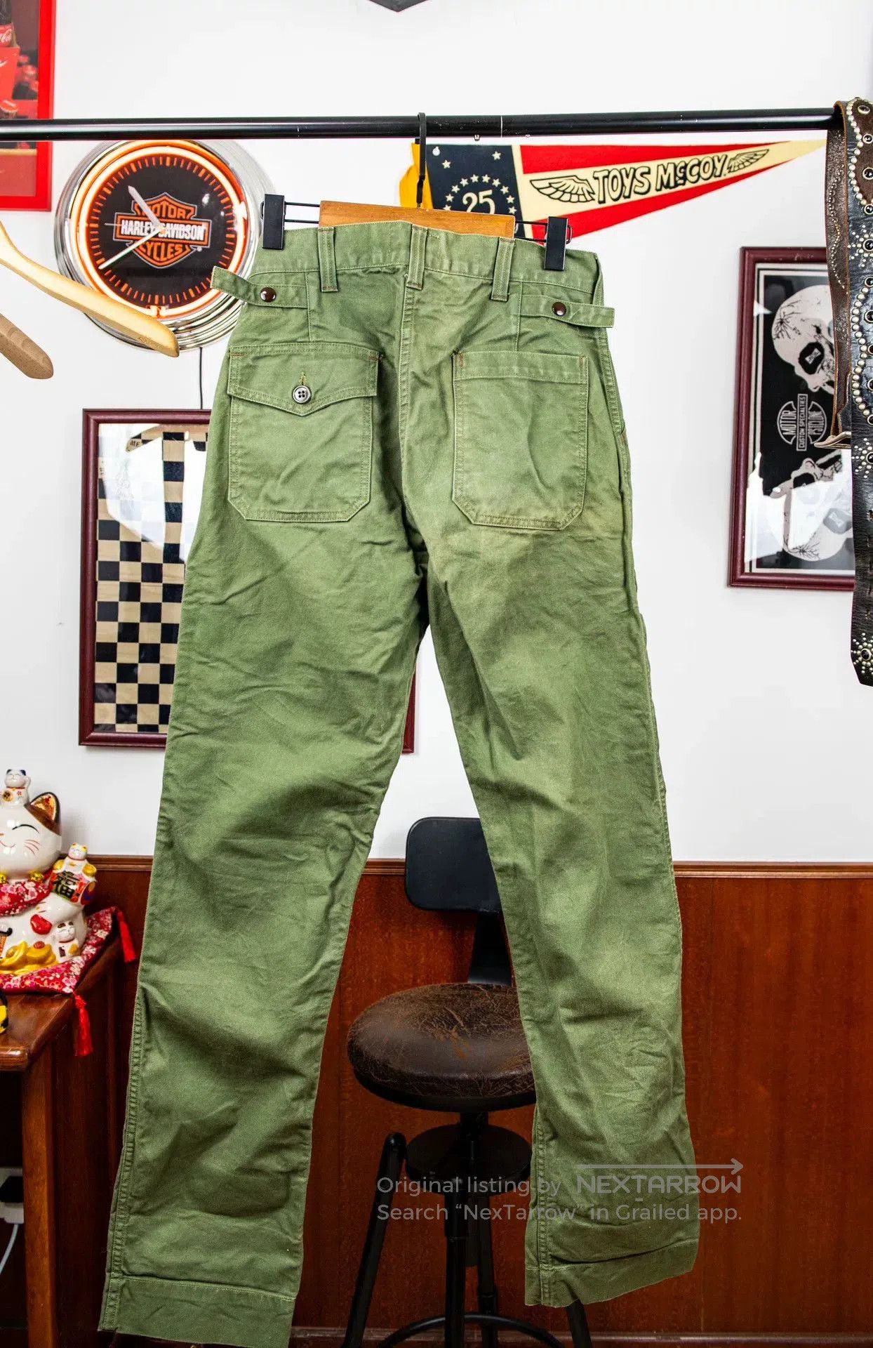 Freewheelers Freewheelers Civilian Crew Olive Pants. Size US 30 / EU 46 - 2 Thumbnail