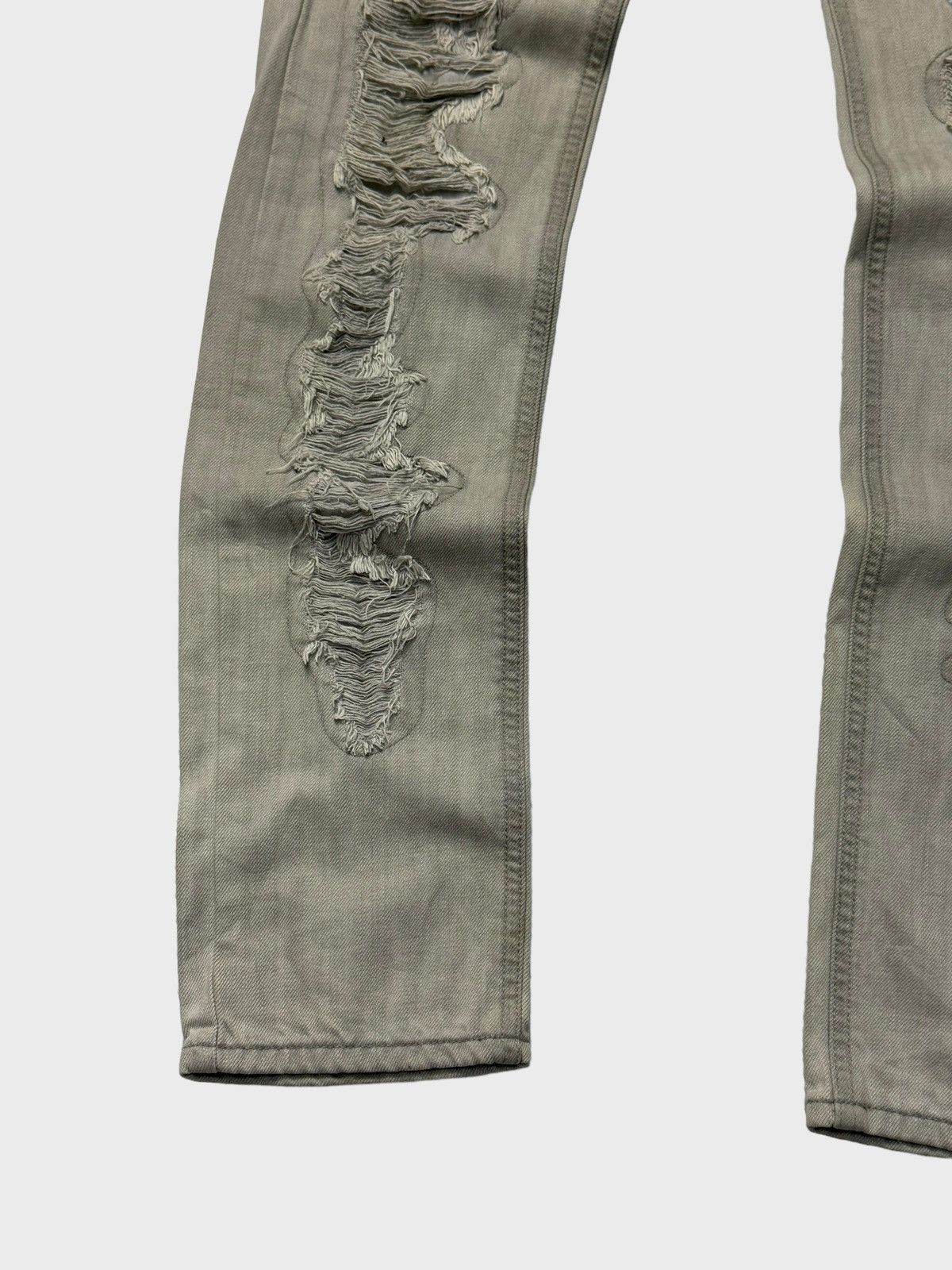 Japanese Brand Jill Stuart Distressed Helmut Lang Inspired Low Rise Jean Size US 29 - 7 Thumbnail