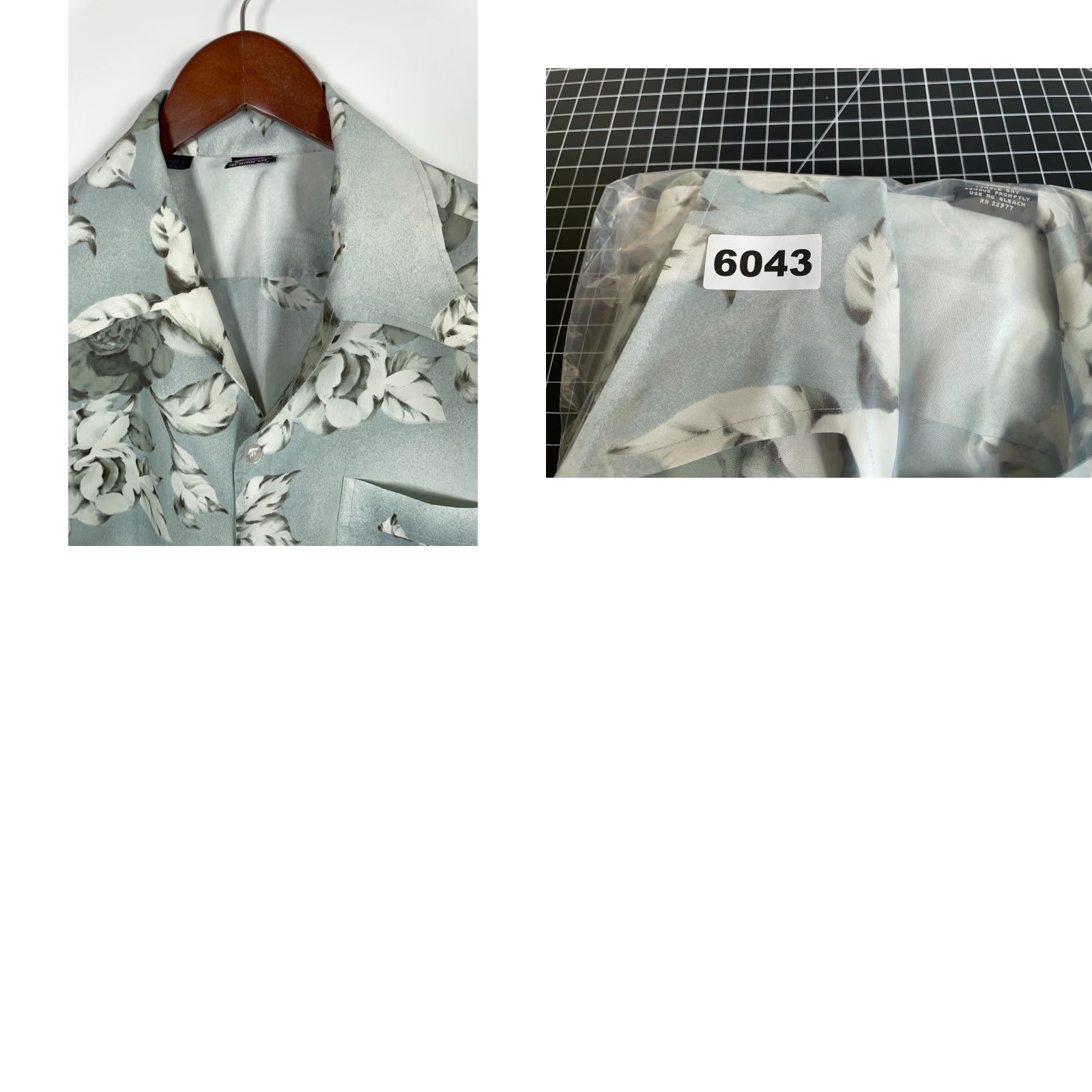 Vintage VINTAGE Joel of California Shirt Adult Large Green Floral Aloha Hawaiian Camp Collar Geometric 70s 80s Retro Men Size US L / EU 52-54 / 3 - 8 Thumbnail