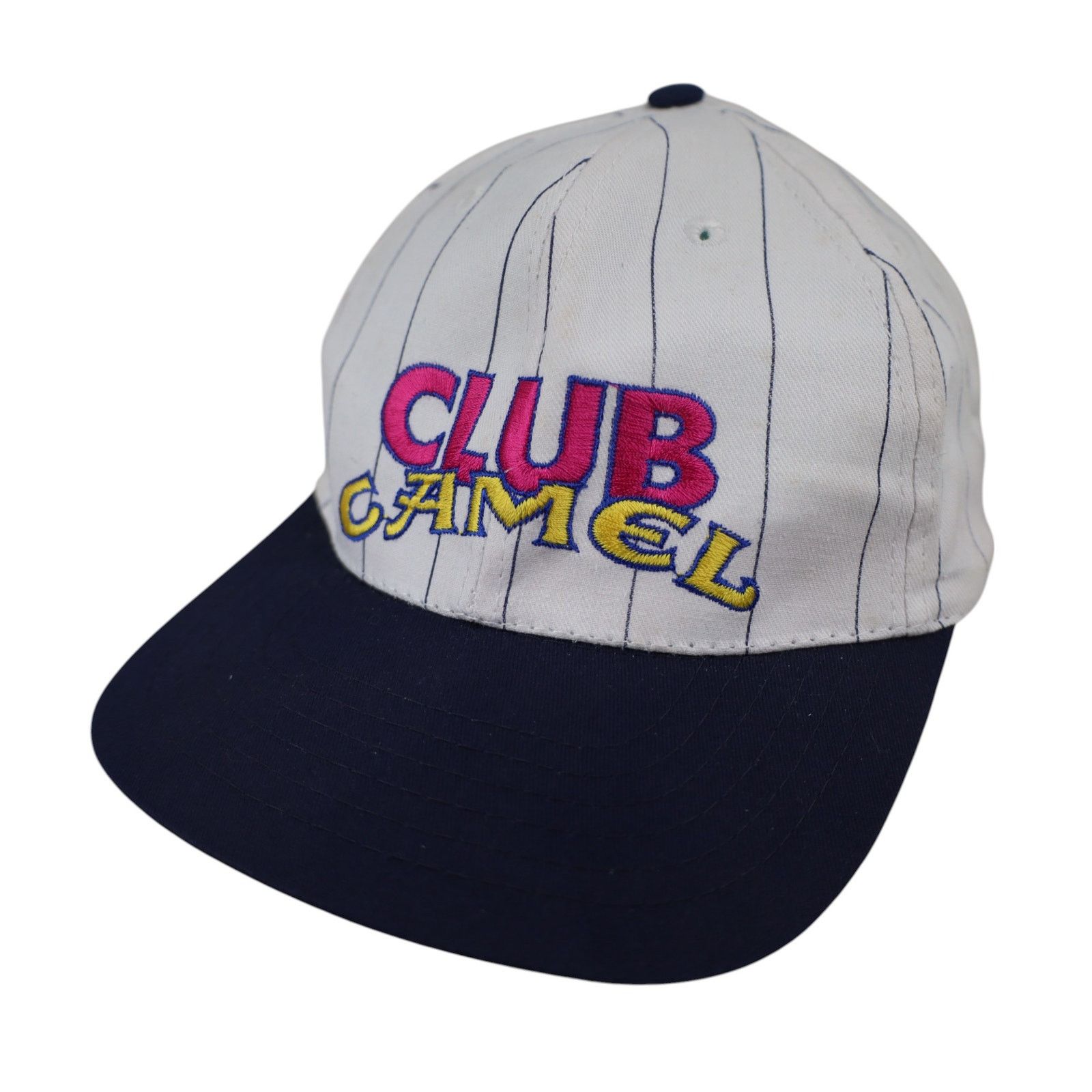 Vintage Club Camel Member Pinstriped Snapback Hat