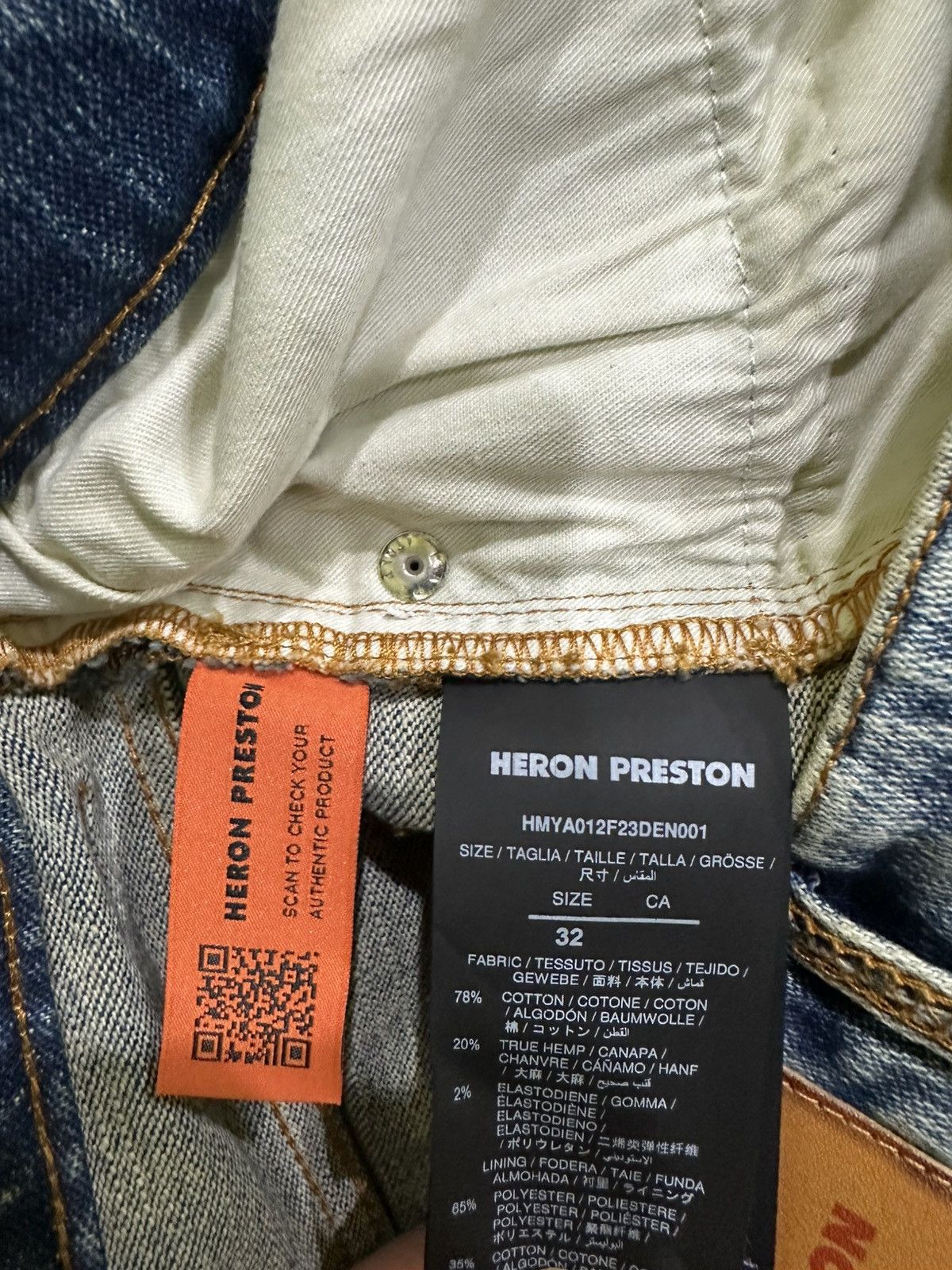 Heron Preston Heron Preston Jeans Size US 32 / EU 48 - 5 Thumbnail