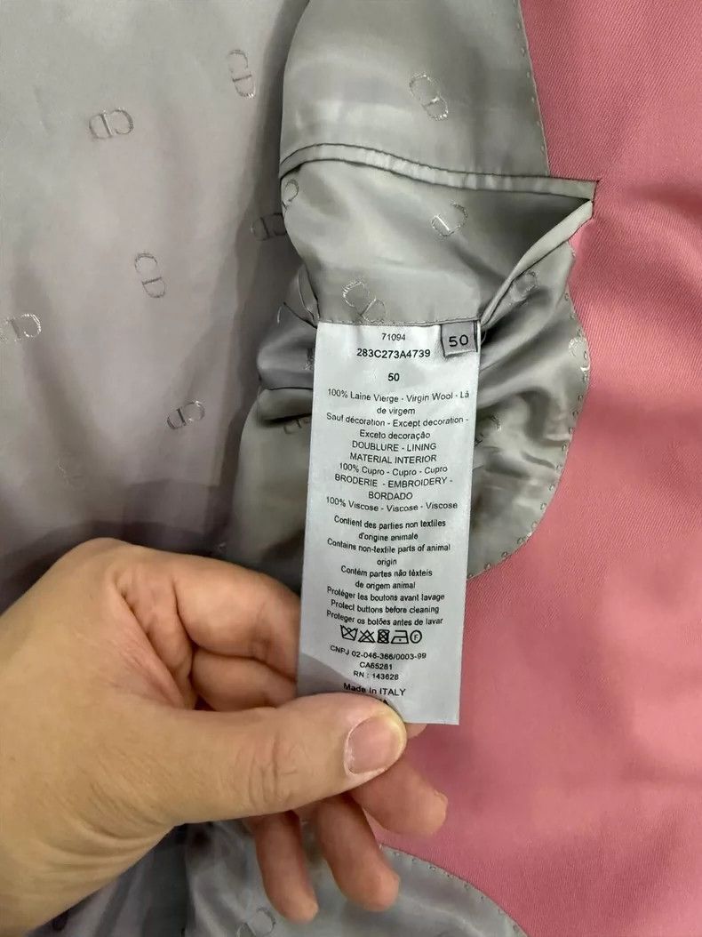 Dior DIOR Pink Blazer Stylish New Design-2506 Size L / US 10 / IT 46 - 7 Thumbnail