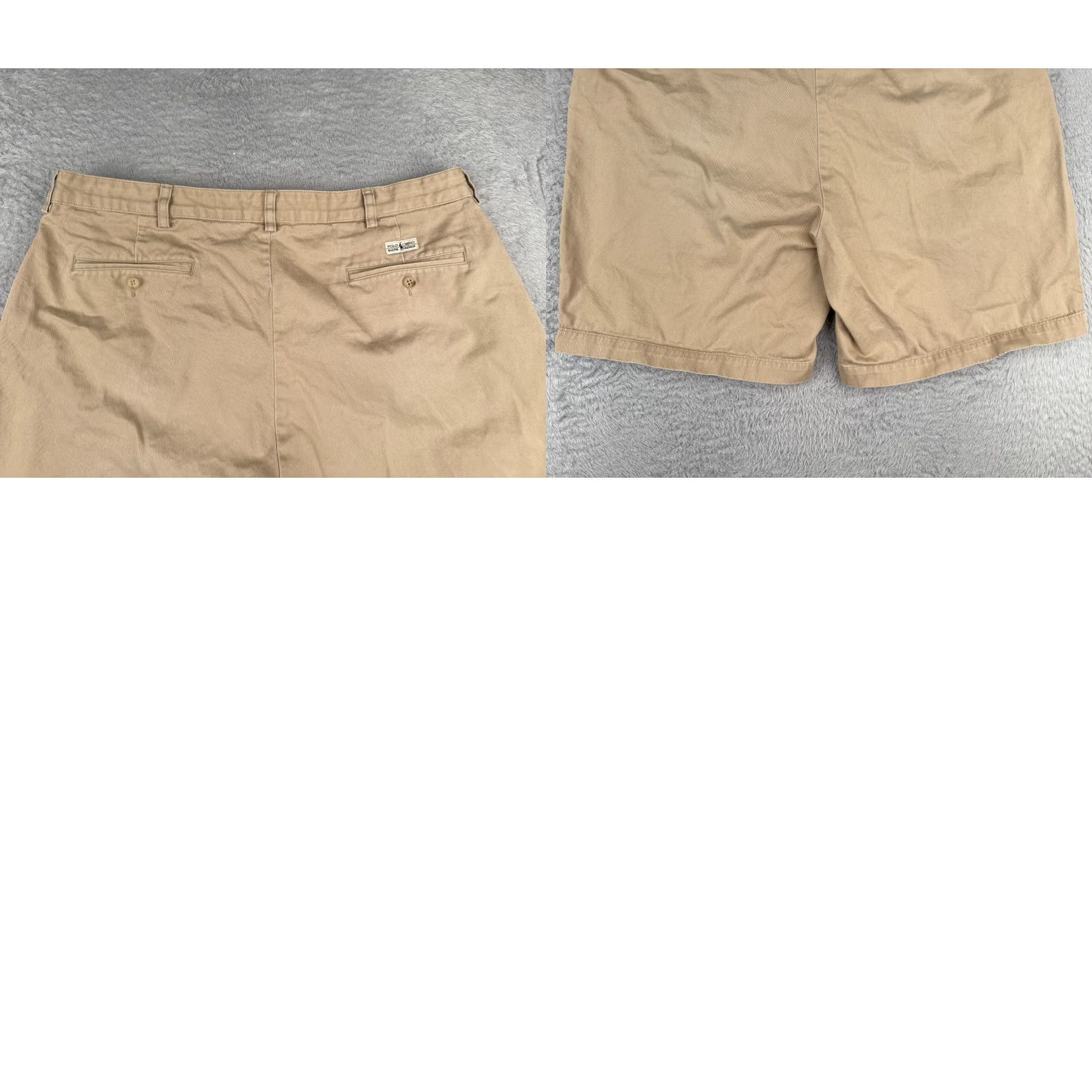 Polo Ralph Lauren Polo Ralph Lauren Shorts Men 40 Beige Pleated Bermuda Twill Cotton 100% Classic Fit Zip Pockets Logo 40x9 Casual Bermuda Shorts Mens Size US L / EU 52-54 / 3 - 10 Thumbnail