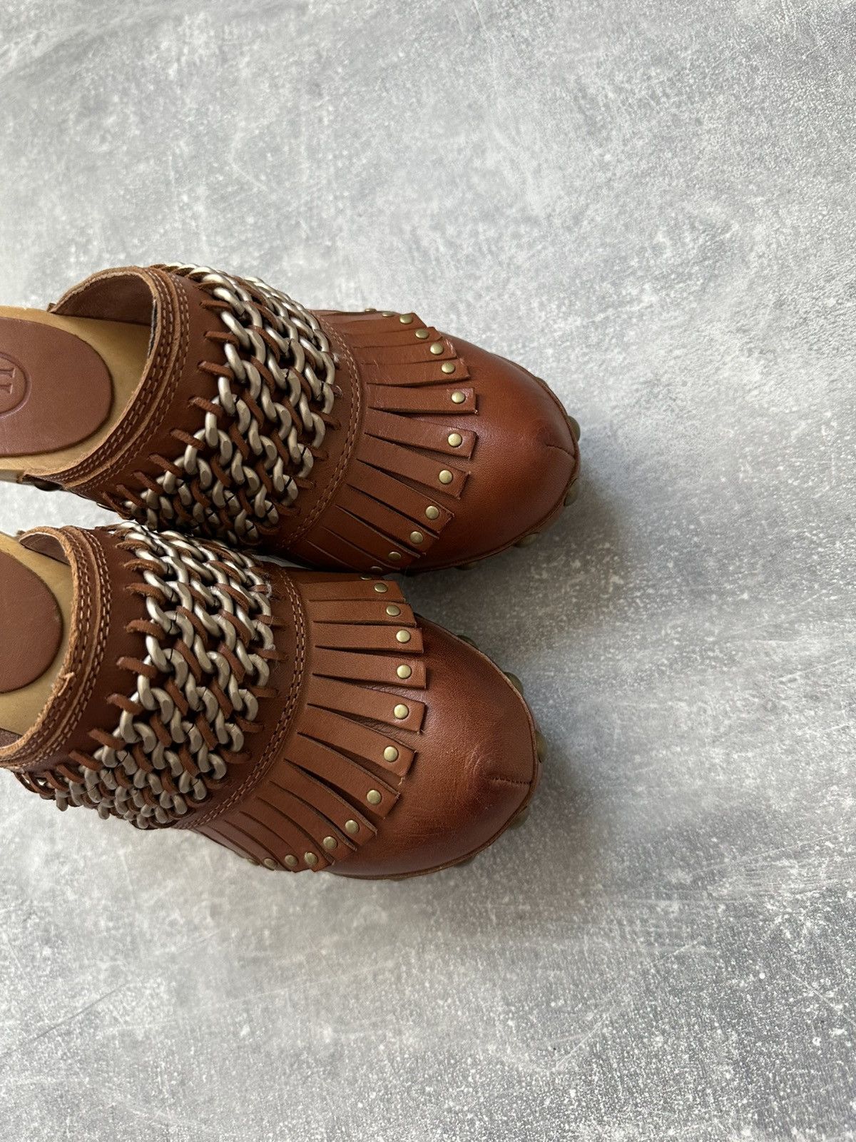 ASH × Hysteric Glamour × Japanese Brand Leather mules & clogs Ash Brown Y2K style Size US 7 / IT 37 - 8 Thumbnail