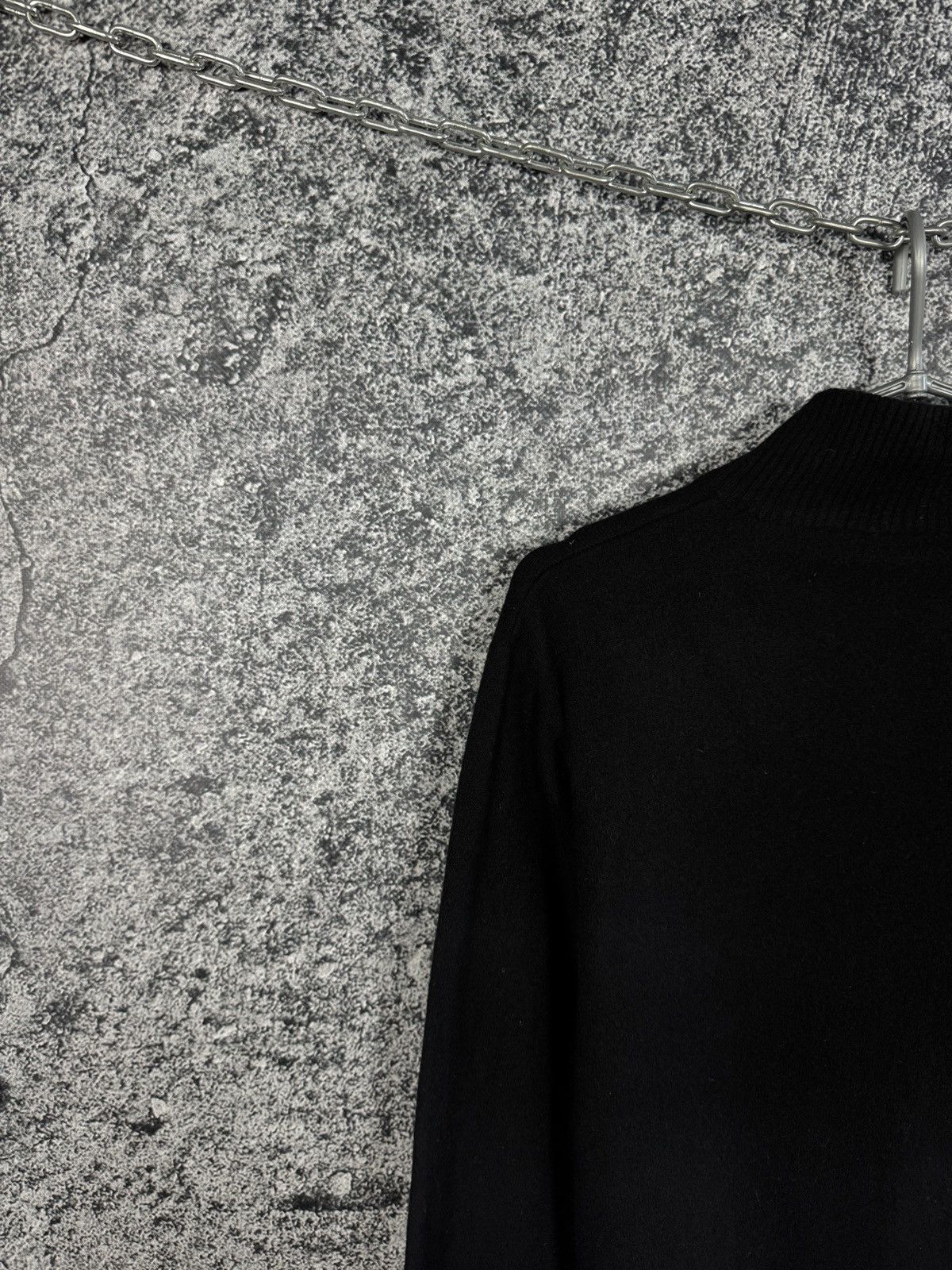 Lacoste Men’s Lacoste Wool Sweater 1/4 Zip Pullover Black Size 6 Size US XL / EU 56 / 4 - 12 Thumbnail