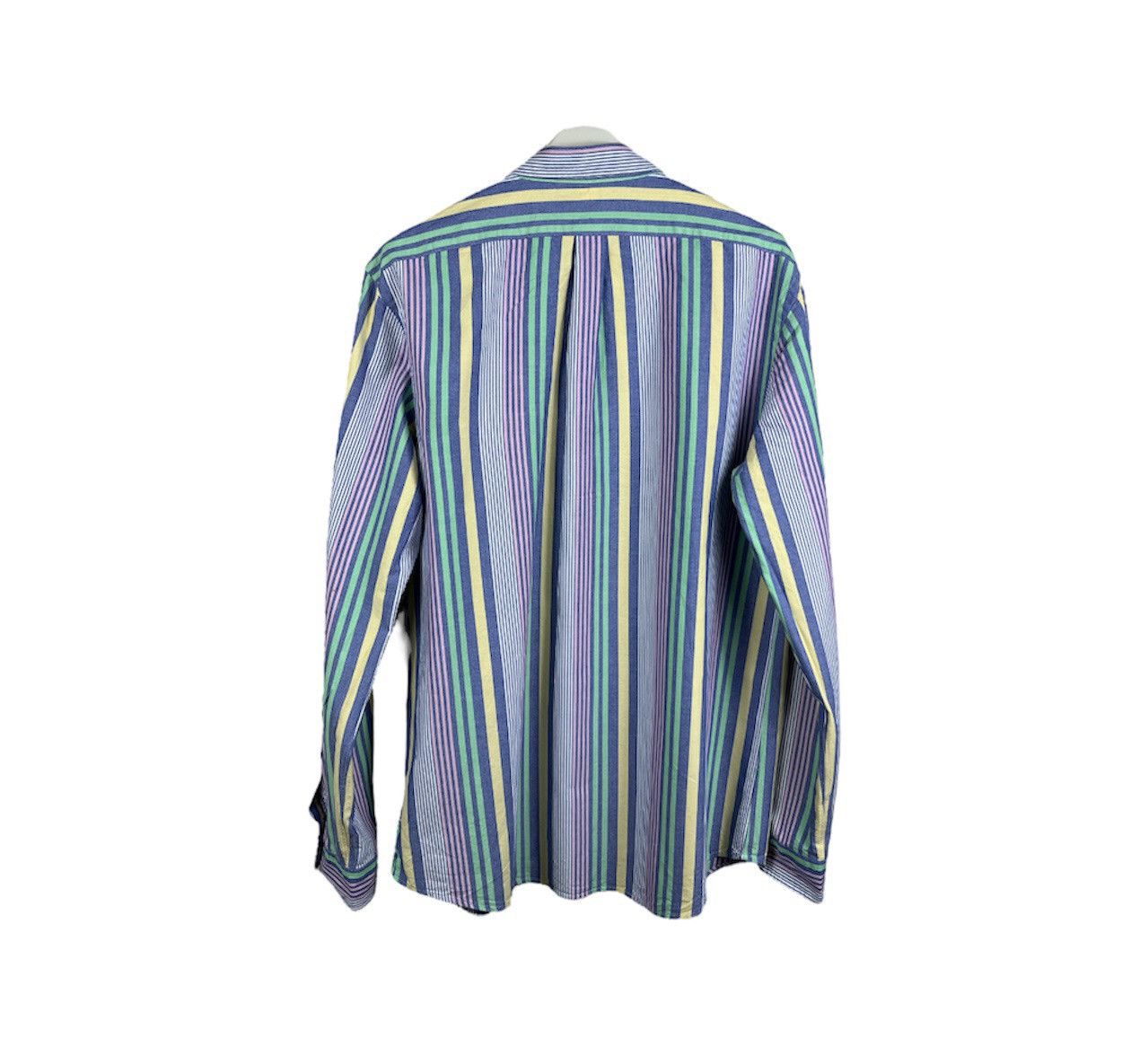 Polo Ralph Lauren × Ralph Lauren Polo Ralph Lauren multicolor striped chest logo pony shirt Size US XXL / EU 58 / 5 - 2 Thumbnail