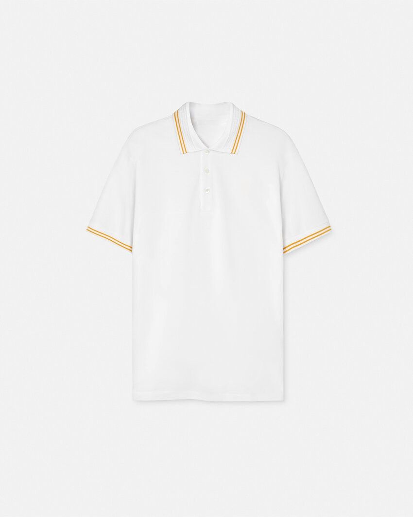 Designer Men’s White Polo Shirt Size US L / EU 52-54 / 3 - 1 Thumbnail