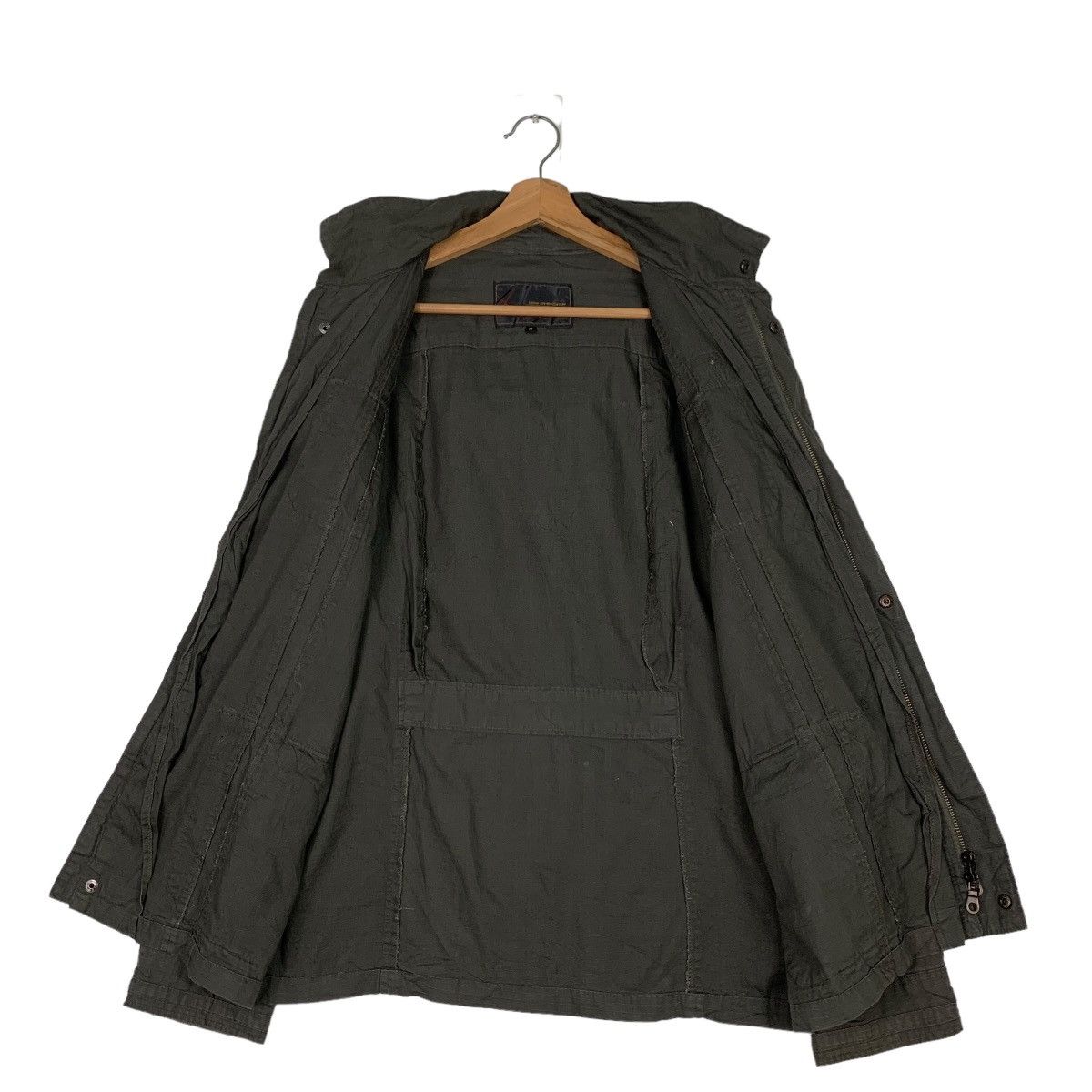 Japanese Brand CENTER CLEASE Combat Tactical Hooded Jacket #0487-C22 Size US M / EU 48-50 / 2 - 9 Thumbnail