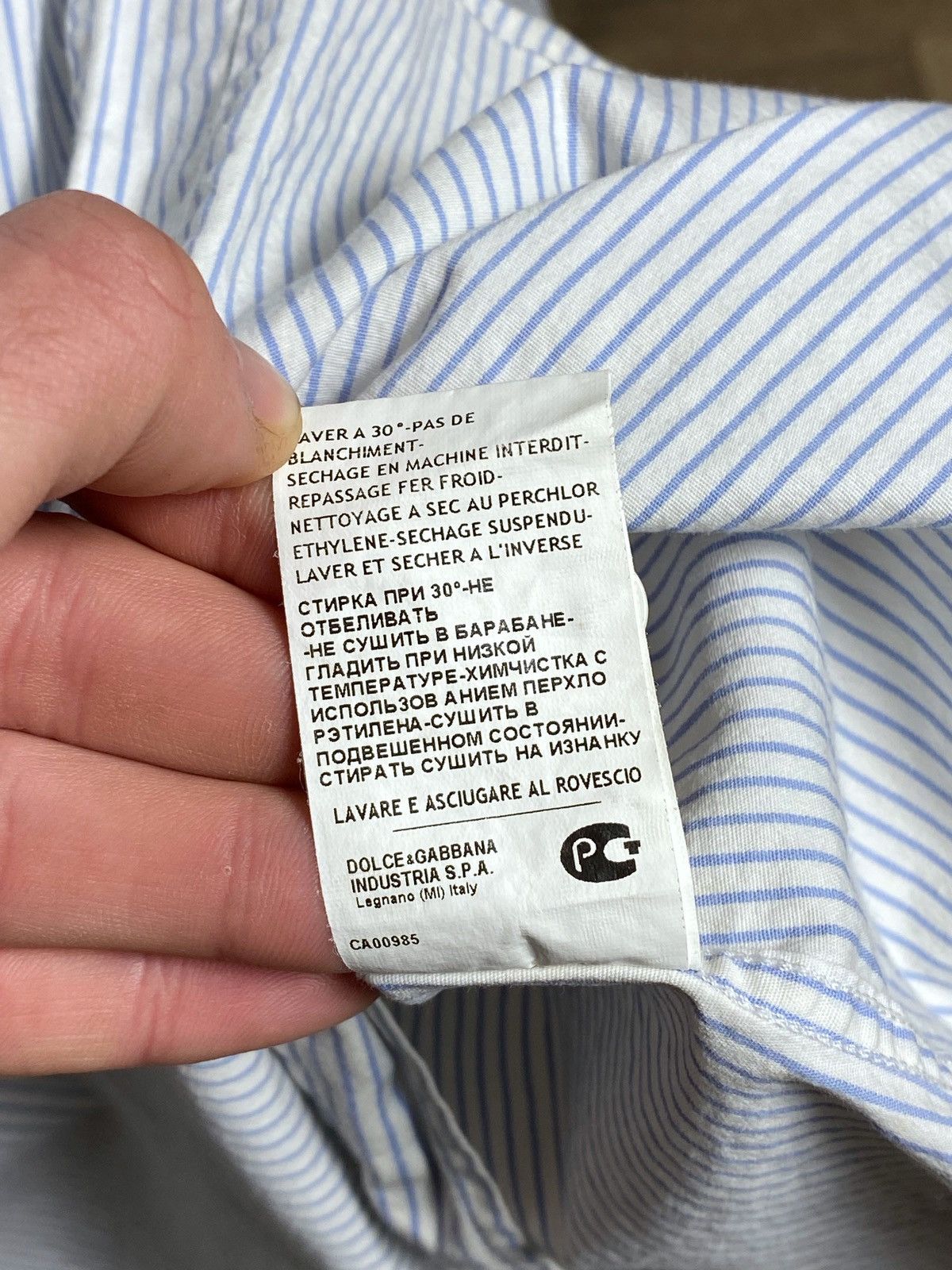 Dolce & Gabbana Dolce & Gabbana Vintage Button Up Shirt Size US L / EU 52-54 / 3 - 8 Thumbnail