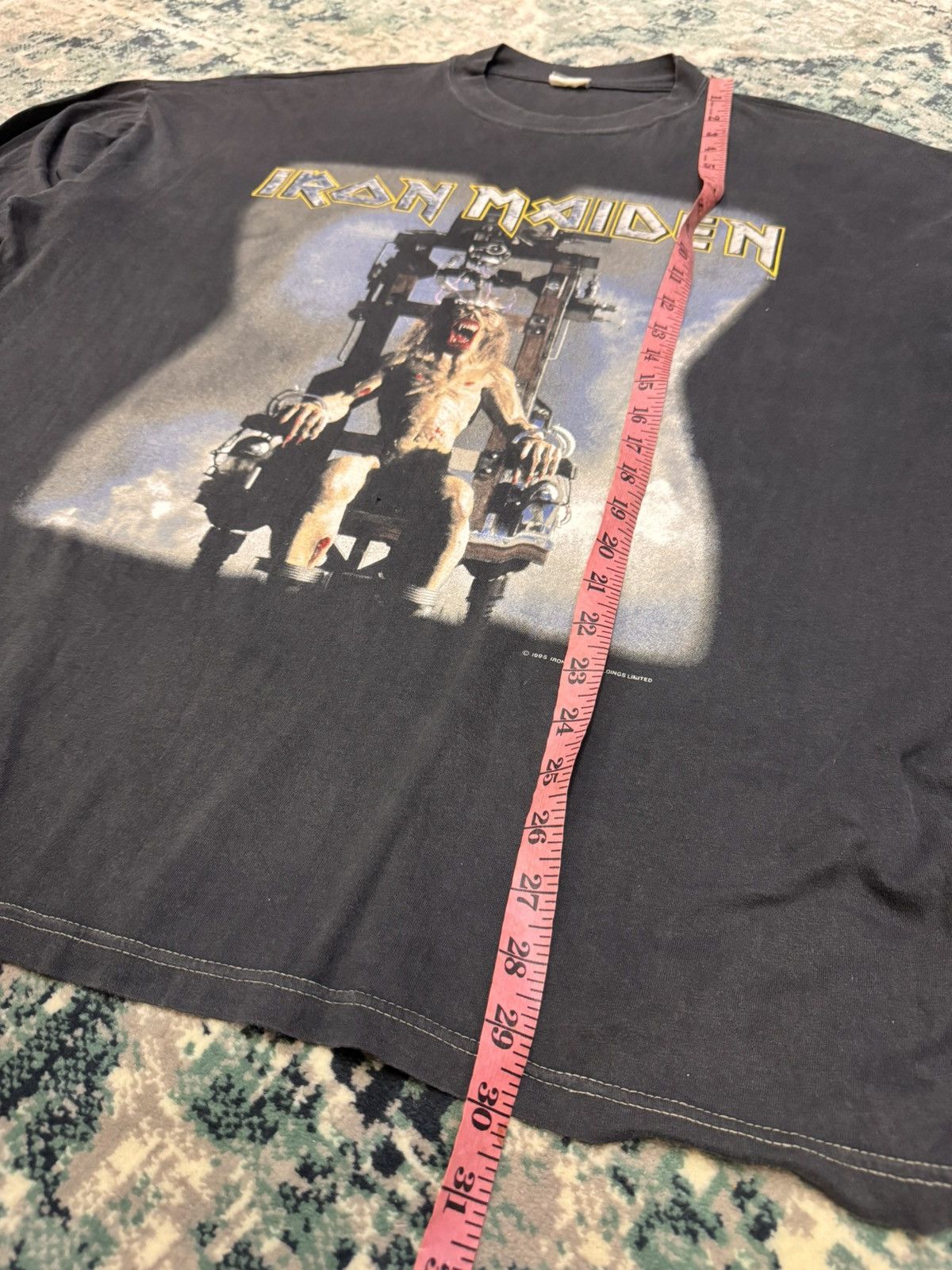 Band Tees VINTAGE IRON MAIDEN THE X-FACTOR TOUR 1995 Size US XL / EU 56 / 4 - 4 Thumbnail