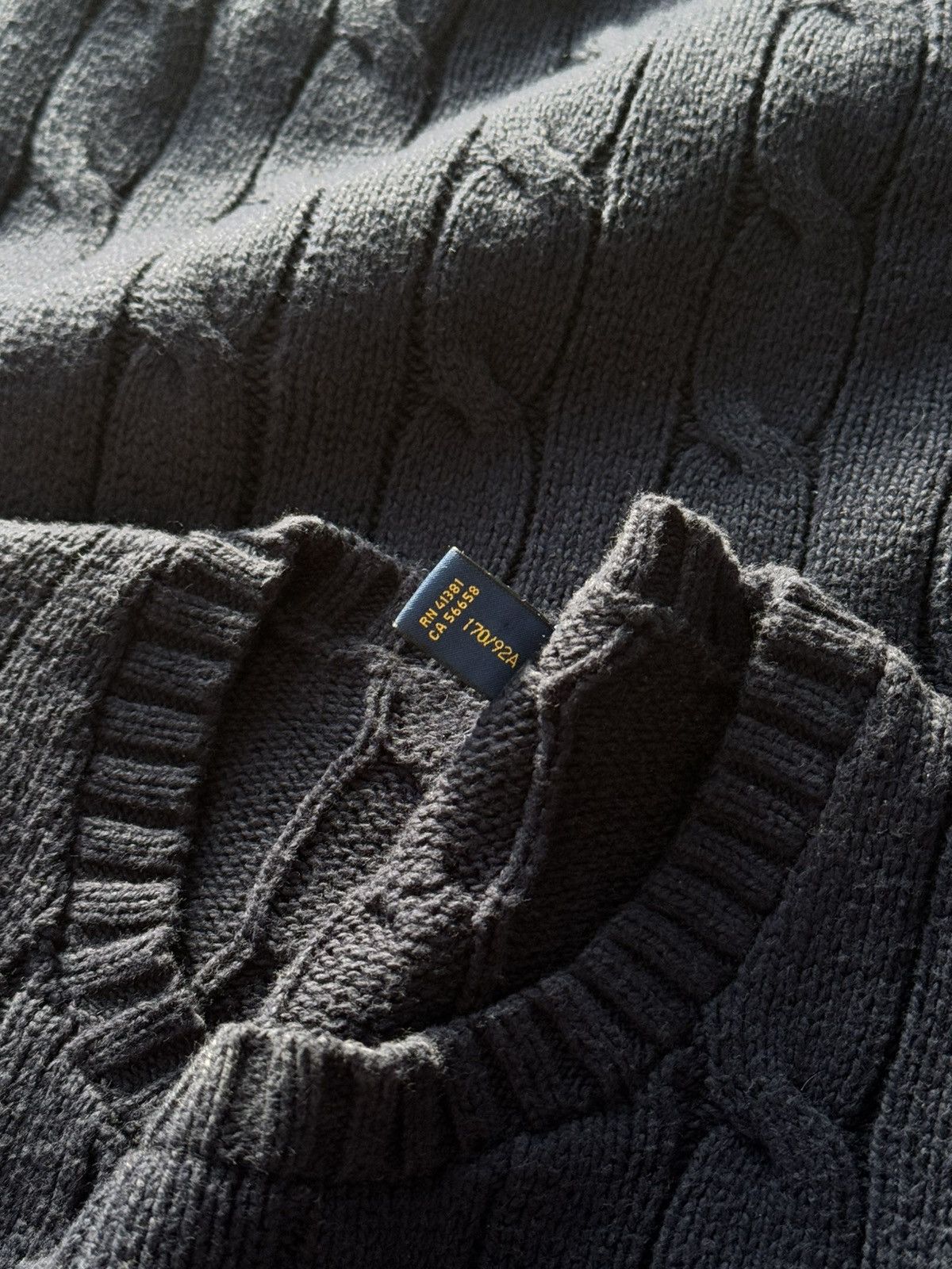 Polo Ralph Lauren Vintage Y2K Cable Knit Polo Ralph Lauren Sweater Red Pony Size US S / EU 44-46 / 1 - 9 Thumbnail
