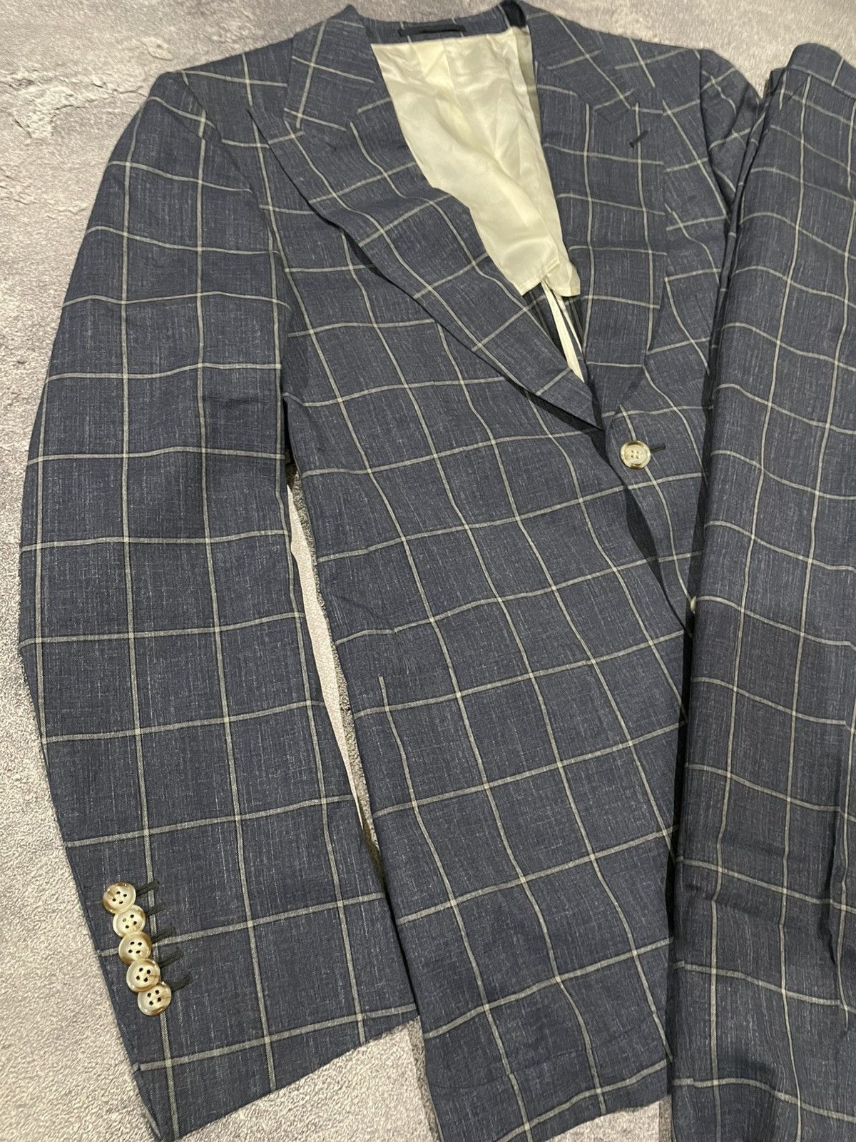 Suitsupply Vintage Suitsupply Pure Wool Super 110s Classic Suit Size 38S - 4 Thumbnail