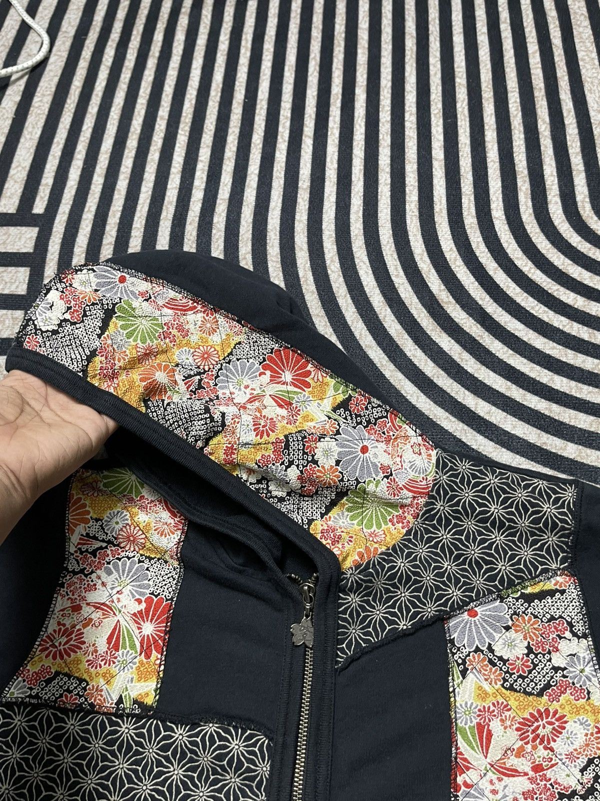 Kapital 00s KAPITAL INSPIRED BRAND NAMITATSU PATCHWORK ZIPPER HOODIE Size US M / EU 48-50 / 2 - 12 Thumbnail