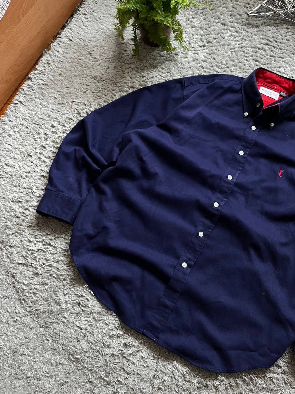 Vintage × Yves Saint Laurent Yves Saint Laurent Shirt Streetwear Vintage Luxury Rich Logo Size US M / EU 48-50 / 2 - 3 Thumbnail