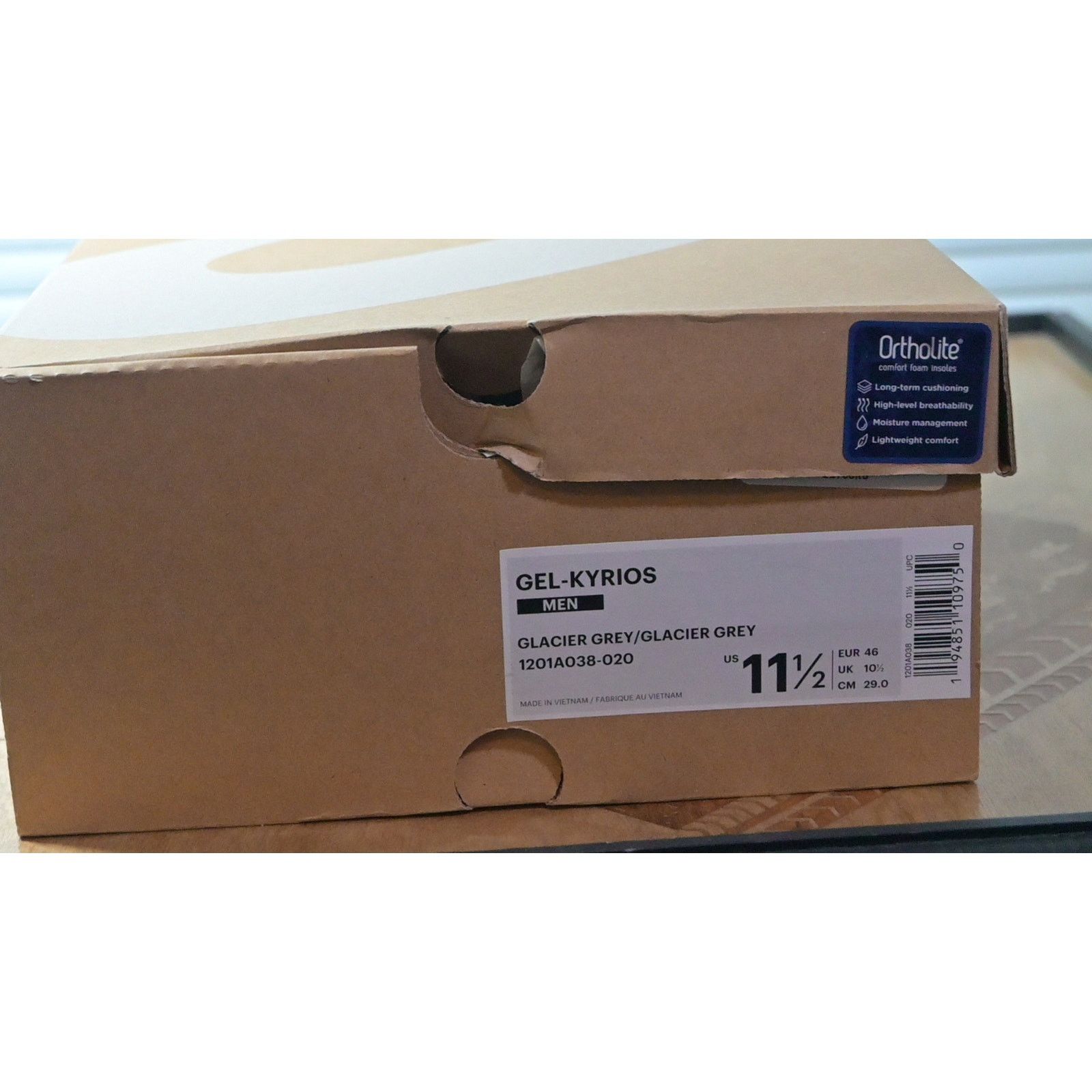 Asics ASICS GEL-KYRIOS 1201A038020 Size US 11.5 / EU 44-45 - 7 Thumbnail