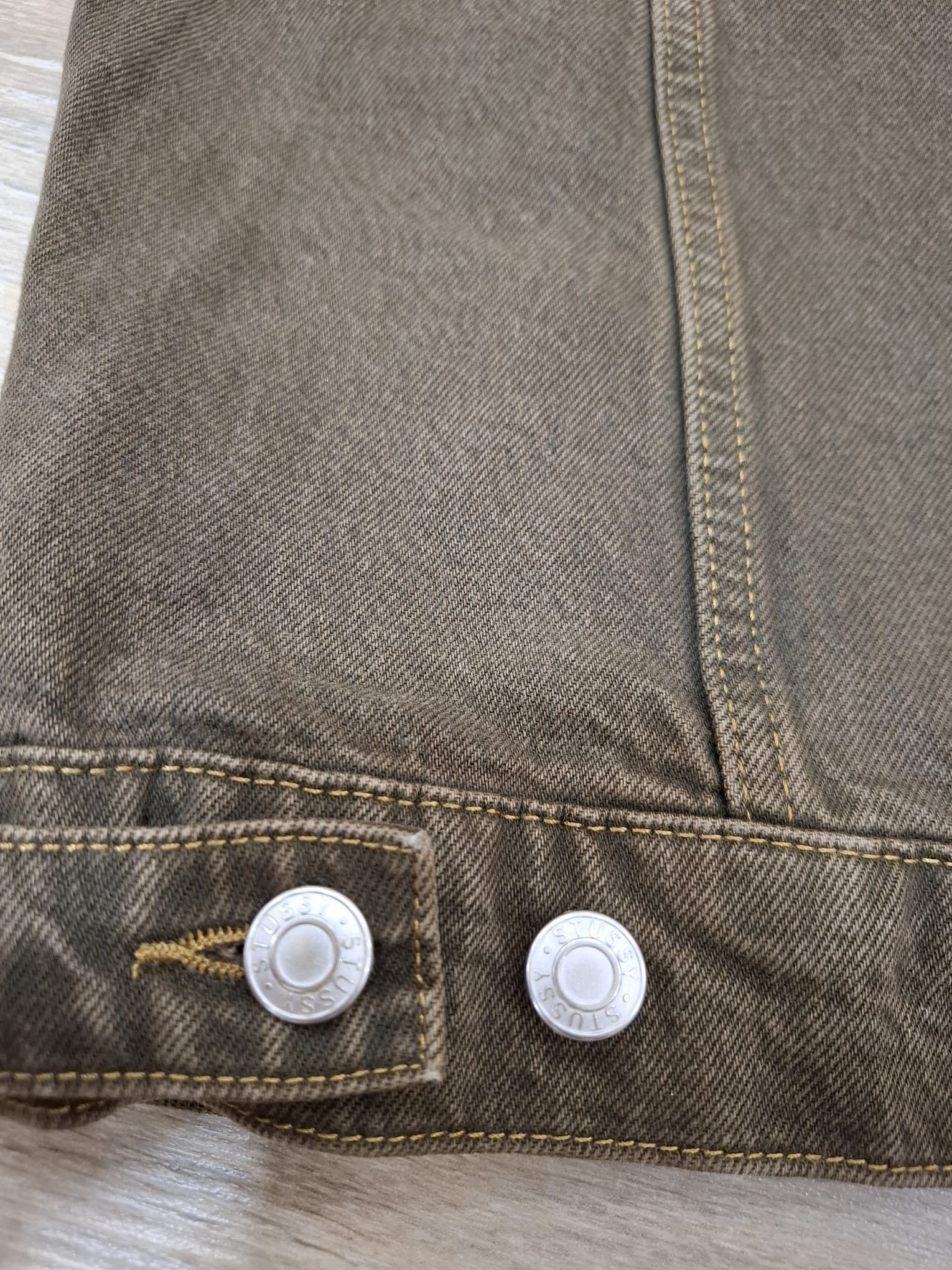 Stussy Trucker Denim Jacket in Mushroom Size US L / EU 52-54 / 3 - 22 Thumbnail