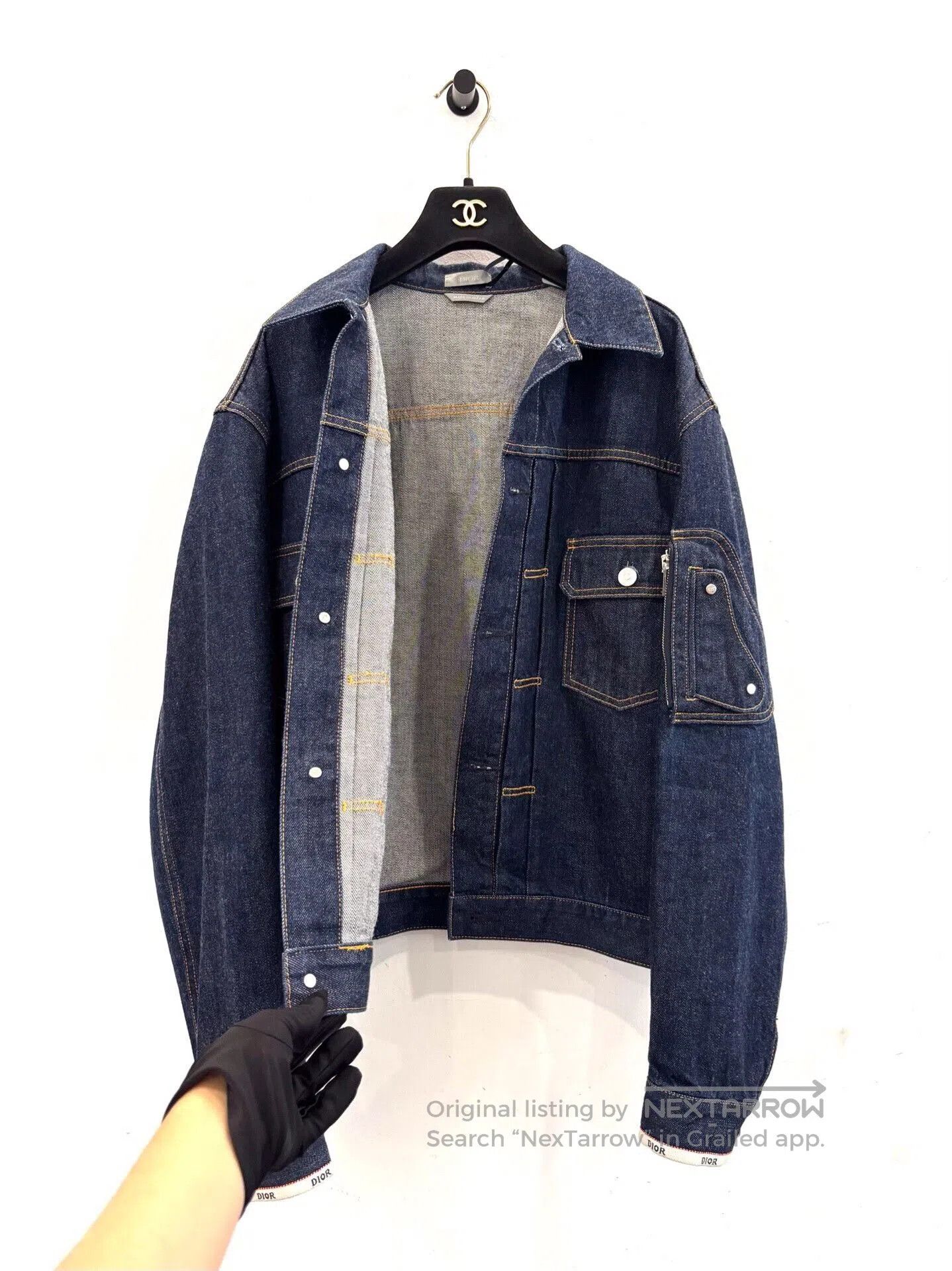 Dior Dior Saddle Pocket Denim Jacket. Size US M / EU 48-50 / 2 - 4 Thumbnail