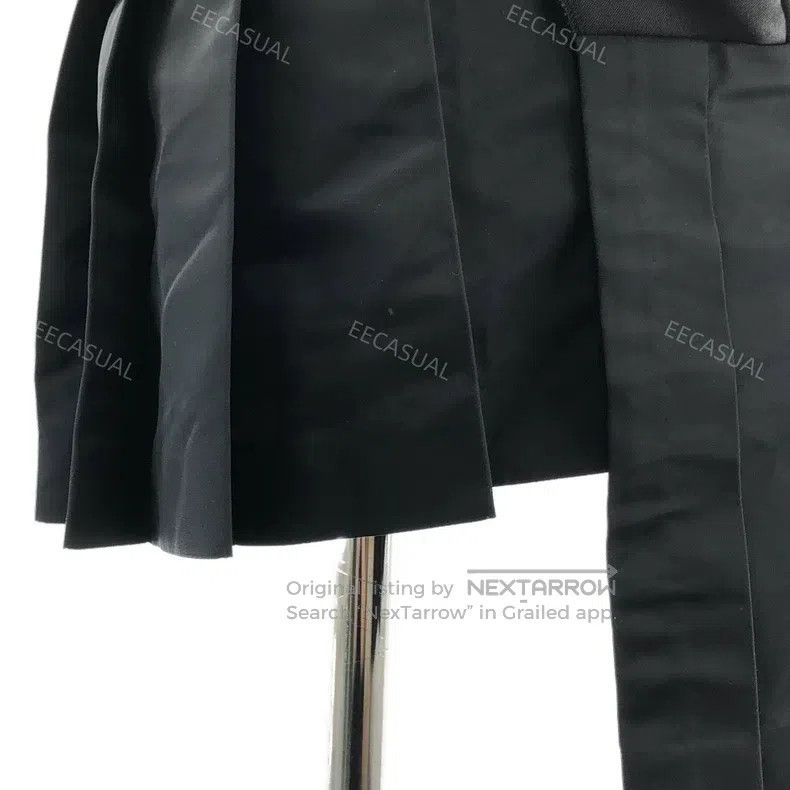 Comme des Garcons Comme Des Garcons Reconstructed pleated long coat, Black a Size XS / US 0-2 / IT 36-38 - 9 Thumbnail