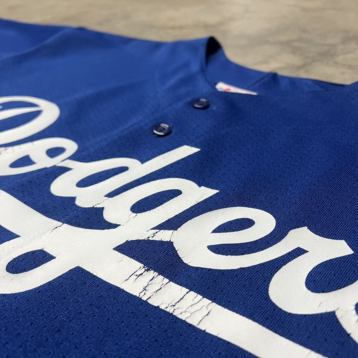 MLB × Vintage Vintage MLB Los Angeles Dodgers Shawn Green #15 Jersey Size US XL / EU 56 / 4 - 4 Thumbnail