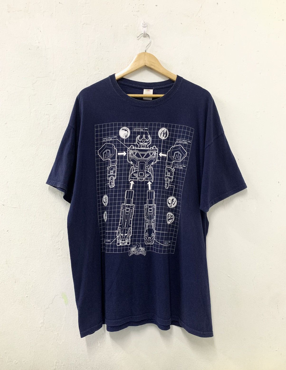 Fruit Of The Loom Power Rangers Megazord Mighty Morphin Shirts Size US XXL / EU 58 / 5 - 1 Thumbnail