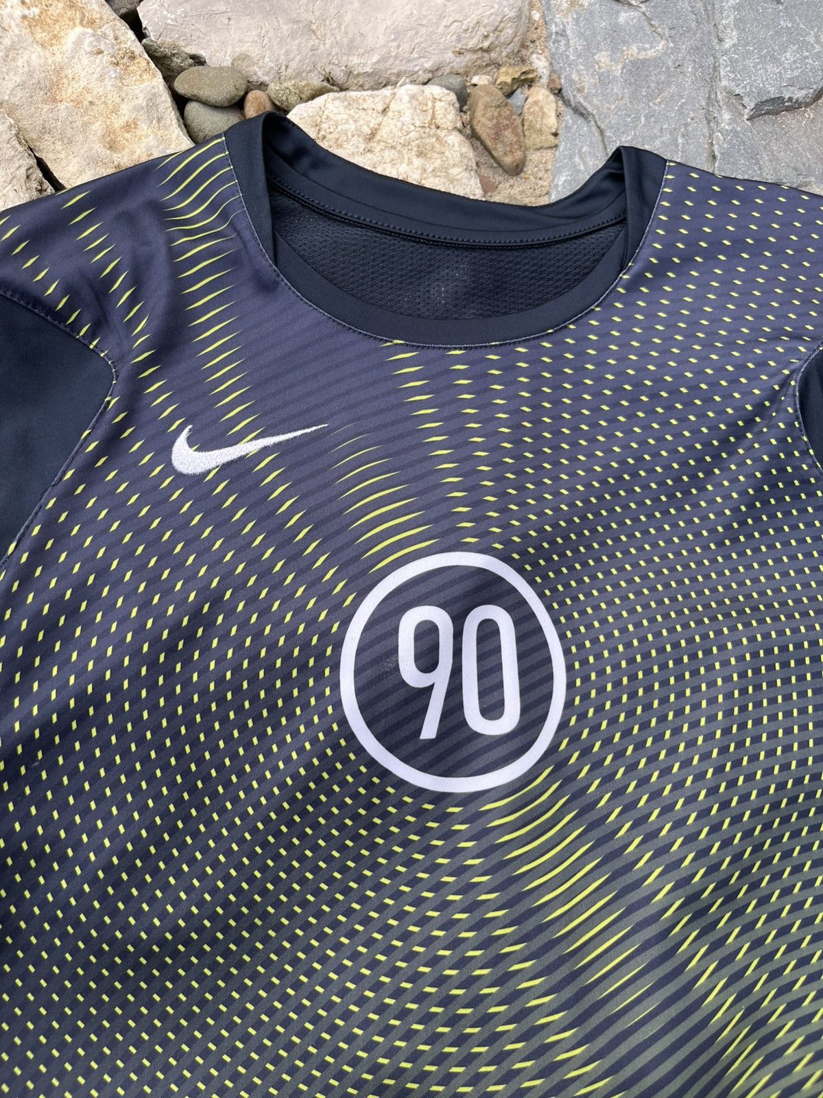 Nike × Vintage Vintage 90s Nike Total 90 y2k soccer jersey tee hype t-shirt Size US S / EU 44-46 / 1 - 10 Thumbnail