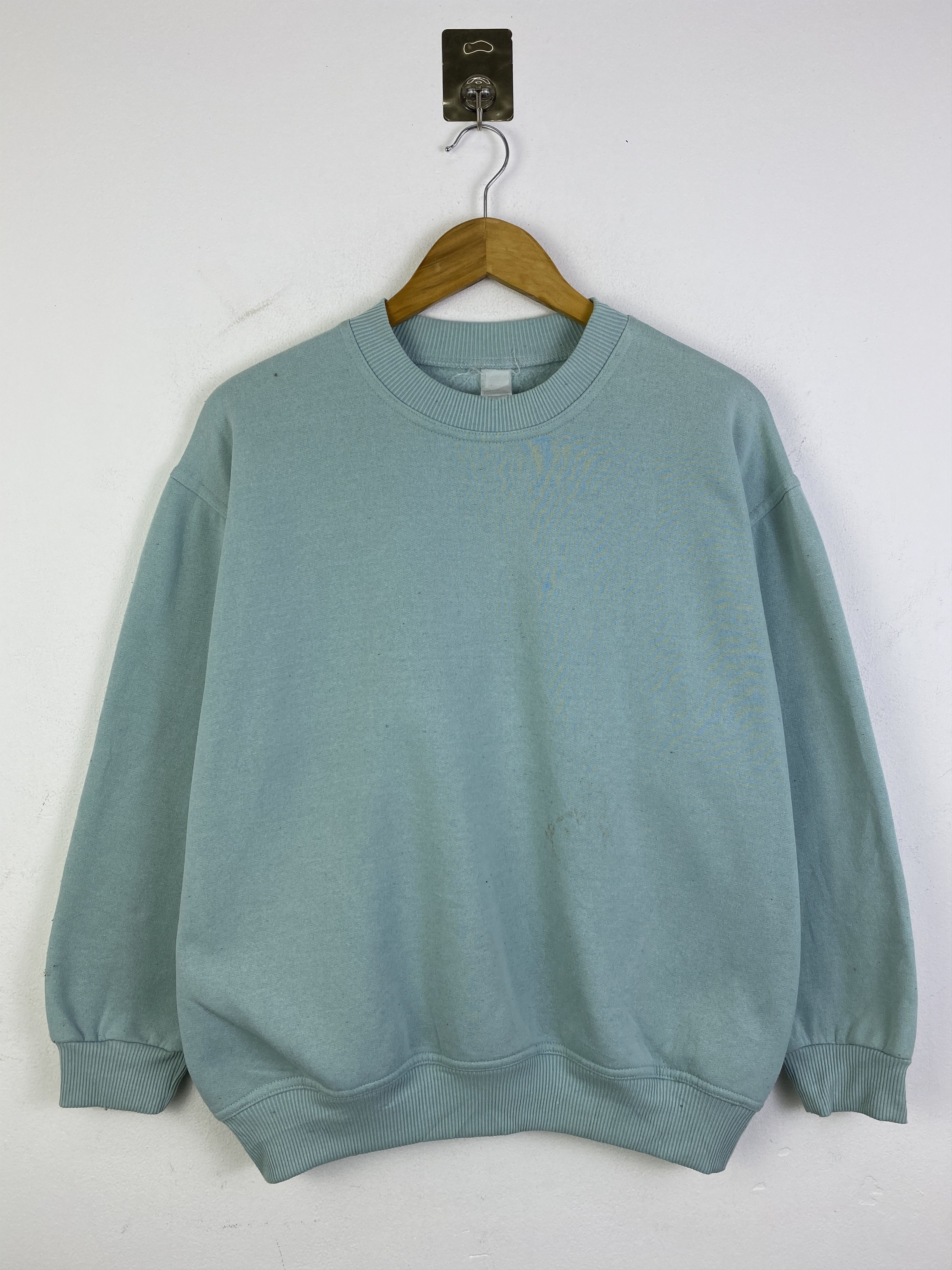 Other Vintage 90s Plain Crewneck Pullover Sweatshirt SH0331 Size US XL / EU 56 / 4 - 1 Thumbnail