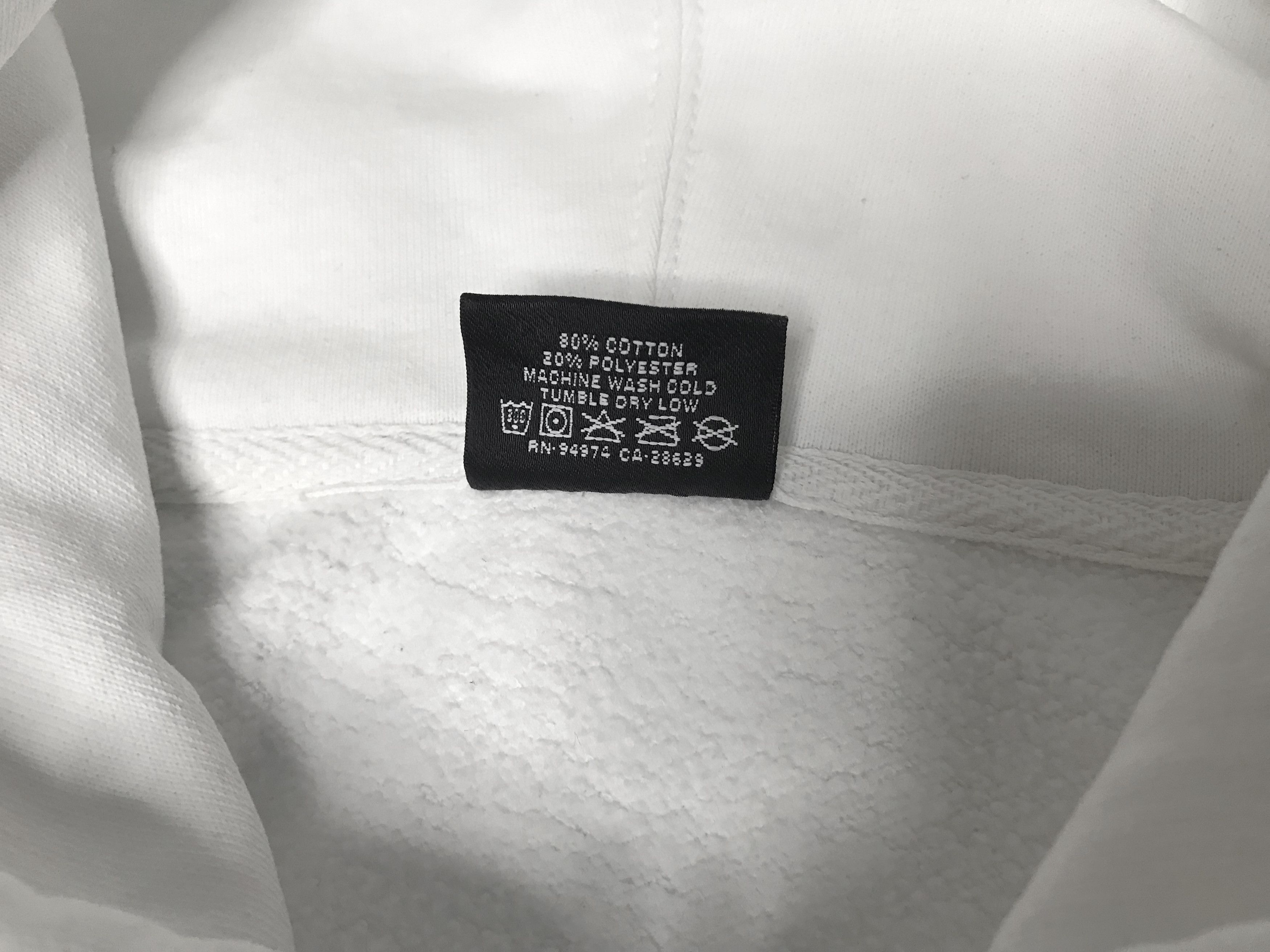 Stussy Stussy Basic Hoodie Pigment Dyed Pullover Unisex White Size US XS / EU 42 / 0 - 10 Thumbnail