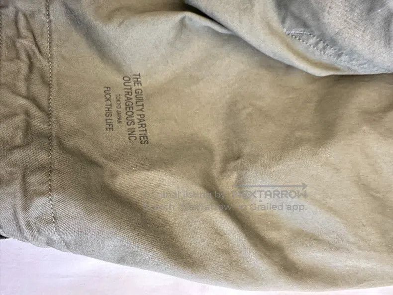 Wacko Maria Wacko Maria Embroidered parka coat army green hooded coat Size US M / EU 48-50 / 2 - 7 Thumbnail