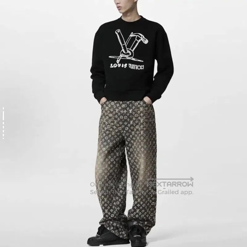 Other Louis Vuitton Black Cotton Women's Sweatshirt . Size L / US 10 / IT 46 - 2 Thumbnail