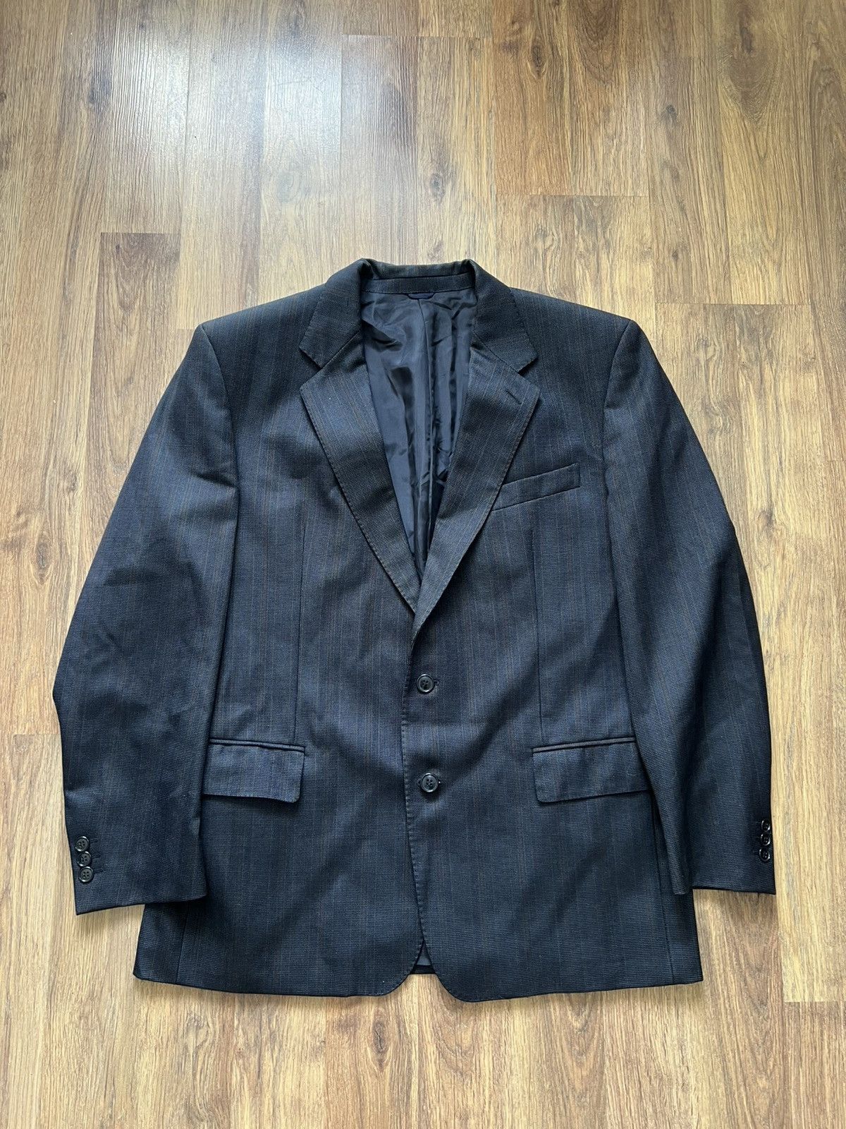 Ermenegildo Zegna Ermenegildo Zegna Pinstripe Wool Suit Blazer Size 50R - 1 Thumbnail