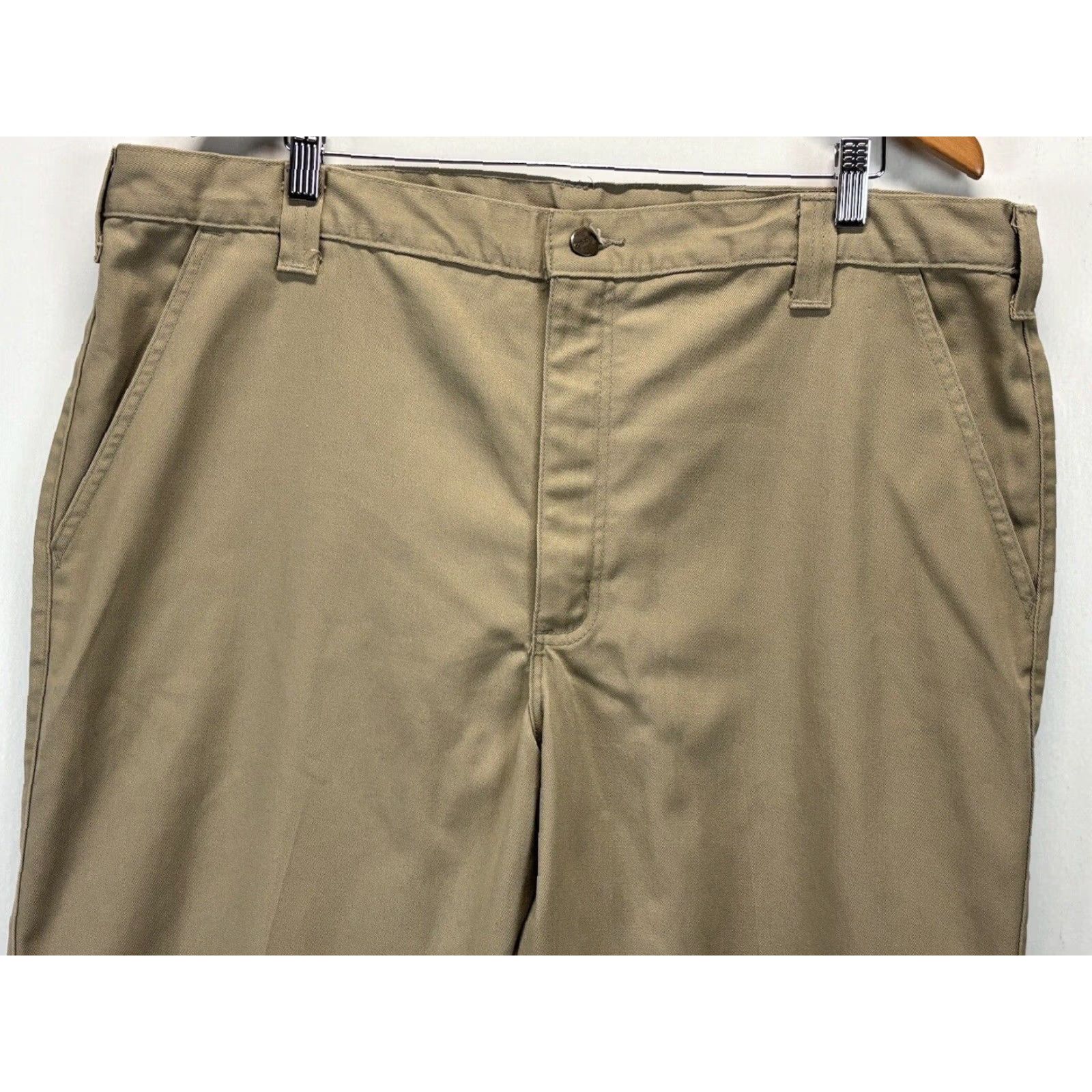 Carhartt Carhartt Mens Pants 40 Beige Khaki Utility Blended Twill Work Chinos 40x30 Size US 40 / EU 56 - 2 Thumbnail