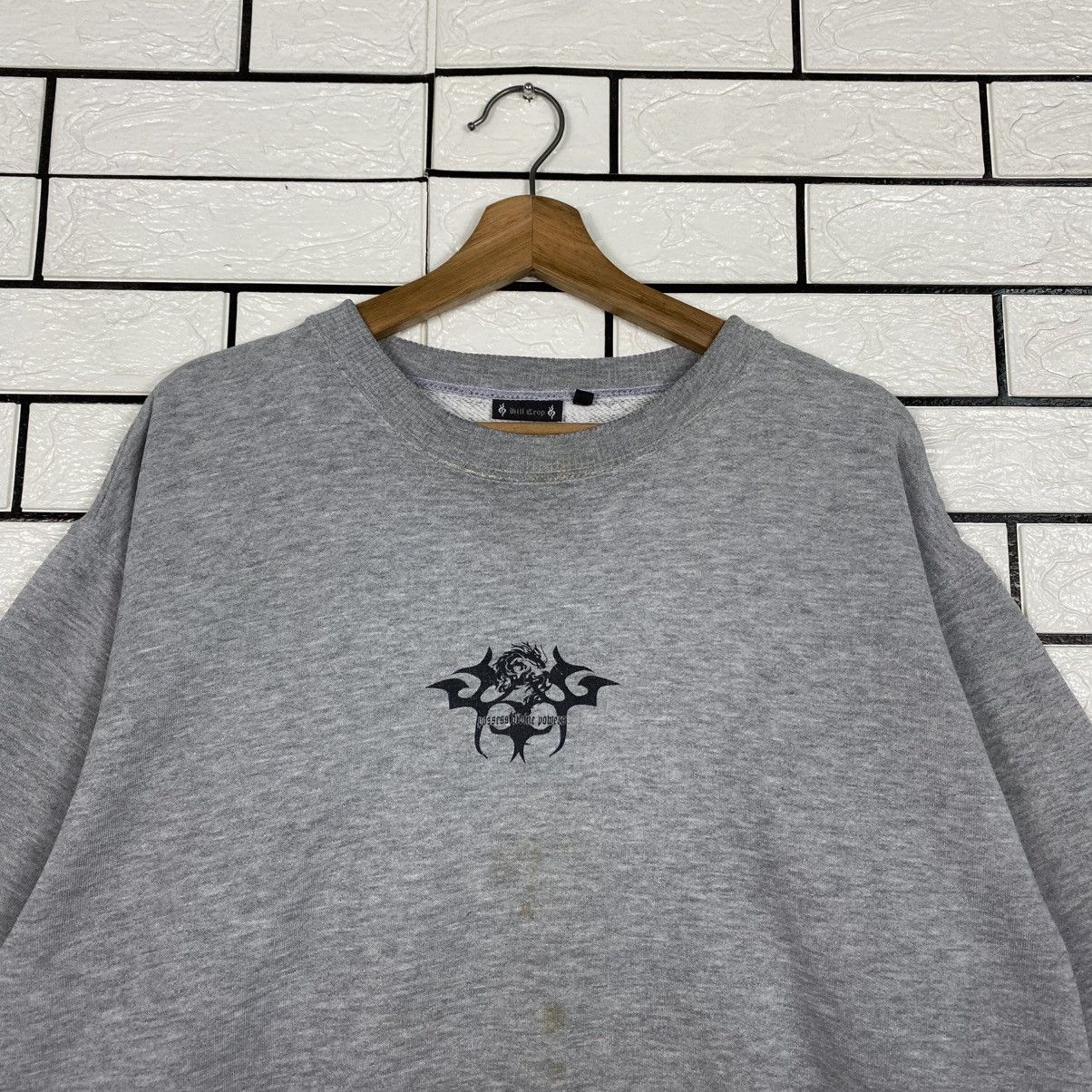 Japanese Brand Cropped Short Sleeve Sweatshirt Hill Crop Punk Design Size US M / EU 48-50 / 2 - 4 Thumbnail