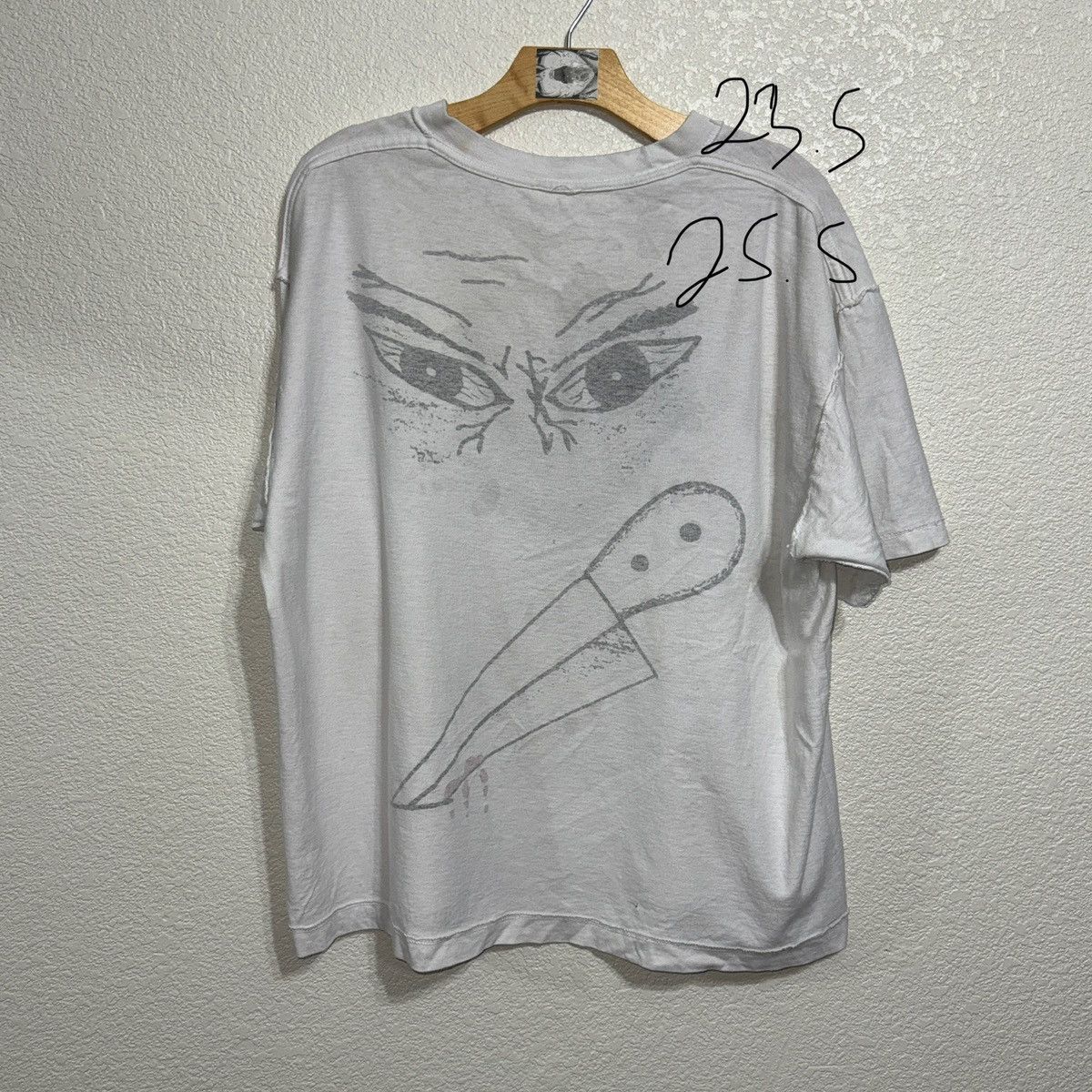 Other FTP Night Stalker RICHARD RAMIREZ Reversible White Tee, Size US L / EU 52-54 / 3 - 5 Thumbnail