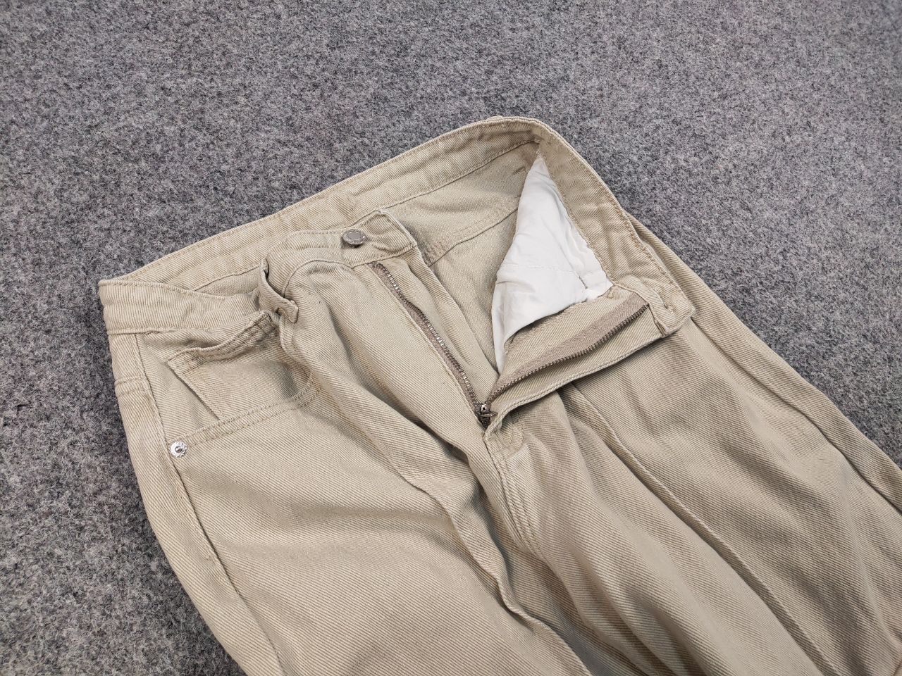 Japanese Brand Vintage Y2K Japanese Bondage Beige Baggy Cargo Denim Pants Size US 30 / EU 46 - 10 Thumbnail